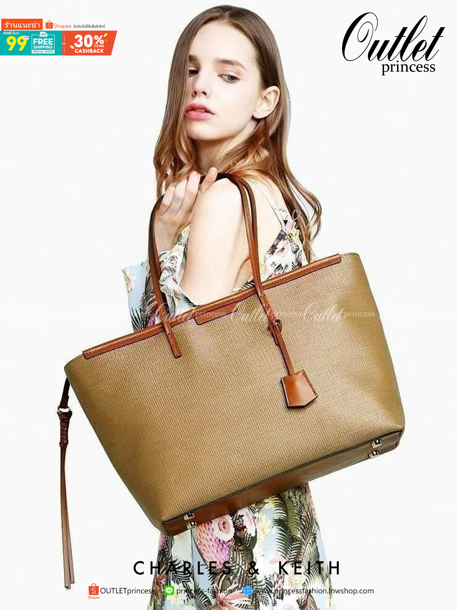 Charles & Keith Black Textured Tote Bag ฮอตฮิตตลอดกาลสำหรับรุ่นนี้ รุ่นยอดนิยม!! มากี่รอบกี่รอบก็ขายดี ใครไม่มีรุ่นนี้ติดตู้ไว้ถือว่าเชยมาก(!!) กระเป๋าสะพายทรง Shopping bag ใบใหญ่จุของได้ใจ น้ำหนักเบา โดดเด่นด้วย Textured วัสดุสานรอบใบ ตัดขอบหนัง สวยอยู่ท