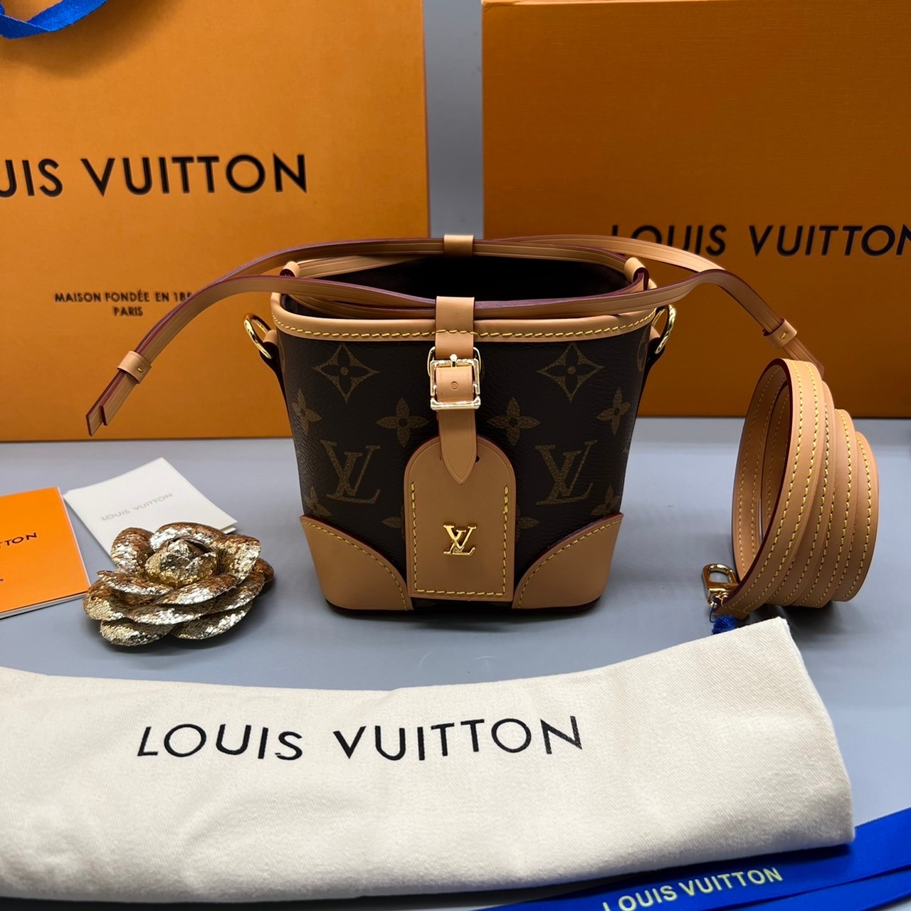ORI Louis Vuitton Noe Purse Monogram Brown / LV NOE PURSE IN MONOGRAM เกรดออริจินอล สินค้าจริงตามรูป พร้อมส่งที่ไทย