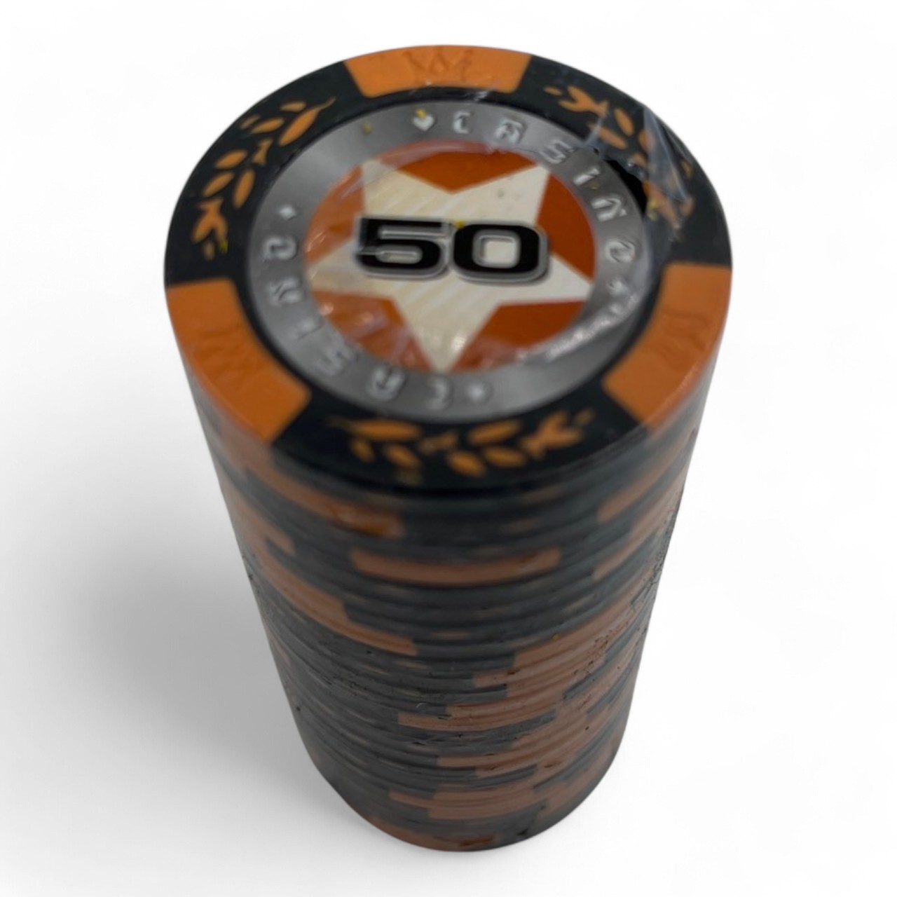 ชิปโป๊กเกอร์เกรดพรีเมี่ยมCASINO แบบแยกเหรียญ น้ำหนัก14g.(Chip poker)