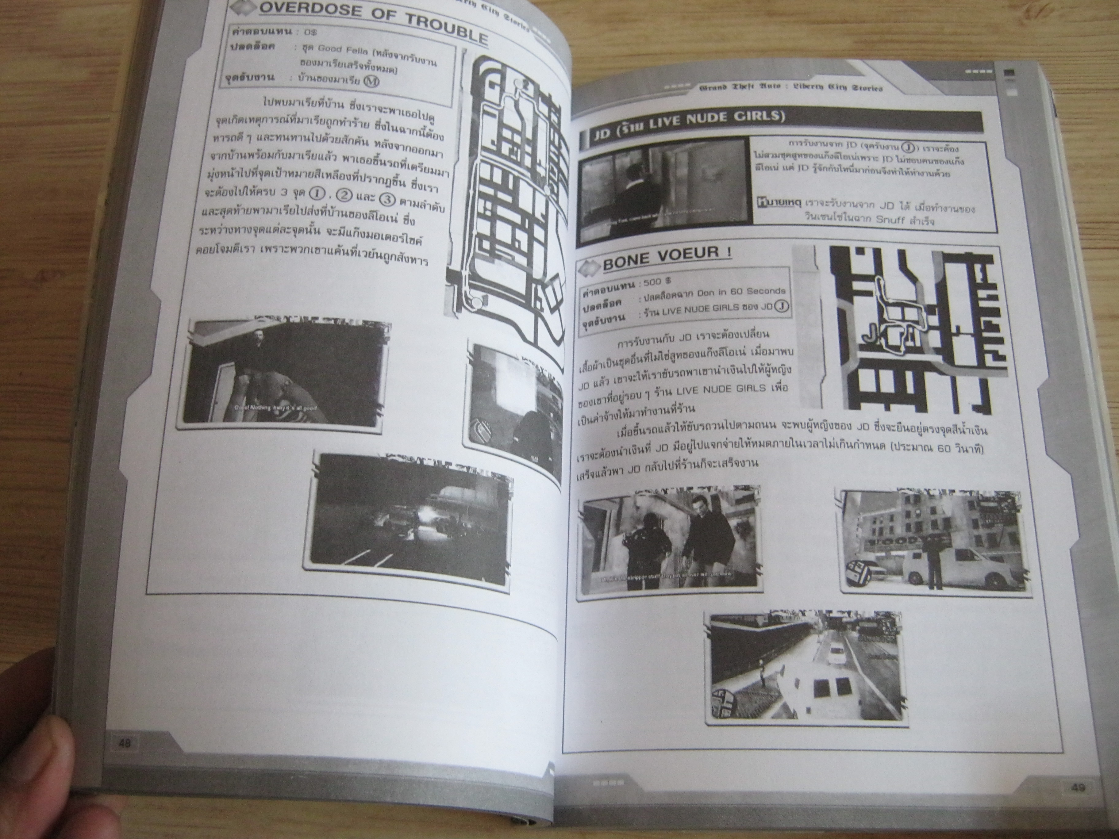 คู่มือเฉลยเกม PS2 GRAND THEFT AUTO LIBERTY CITY STORIES