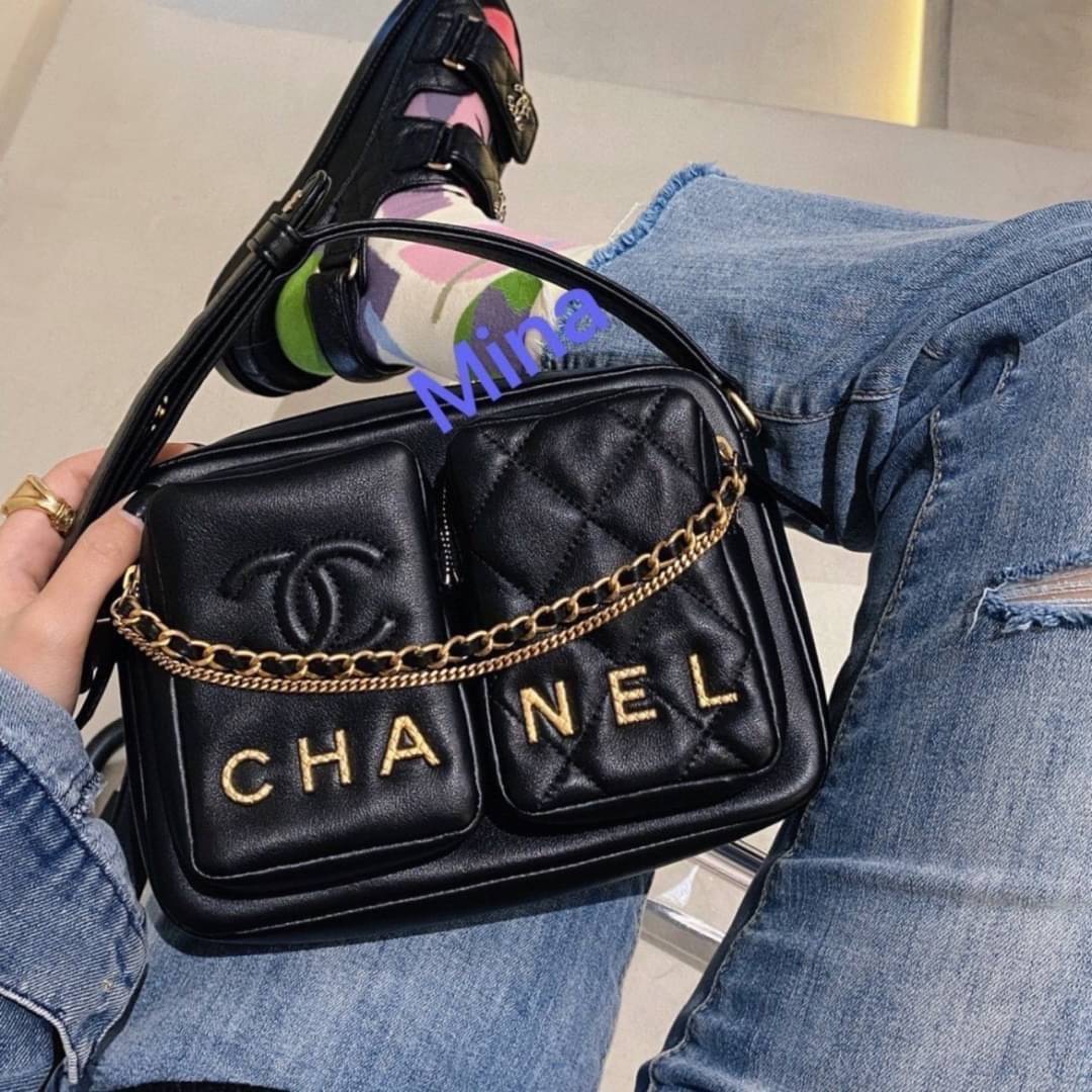 CHANEL vip for lady crossbody & shoulder bag Size : 9”