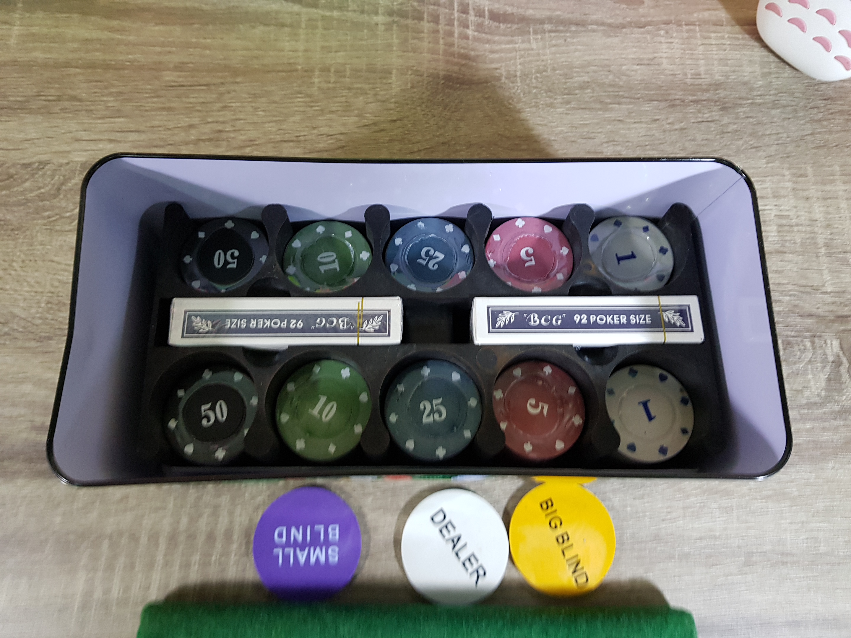 ชุดโป๊กเกอร์พร้อมชิพ200 ชิพ (Poker Set 200 Chip) Texas Hold'em Poker Set