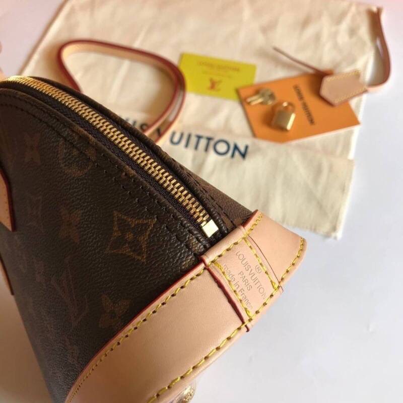 VIP 】หนังแท้ LOUIS VUITTON ALMA BB