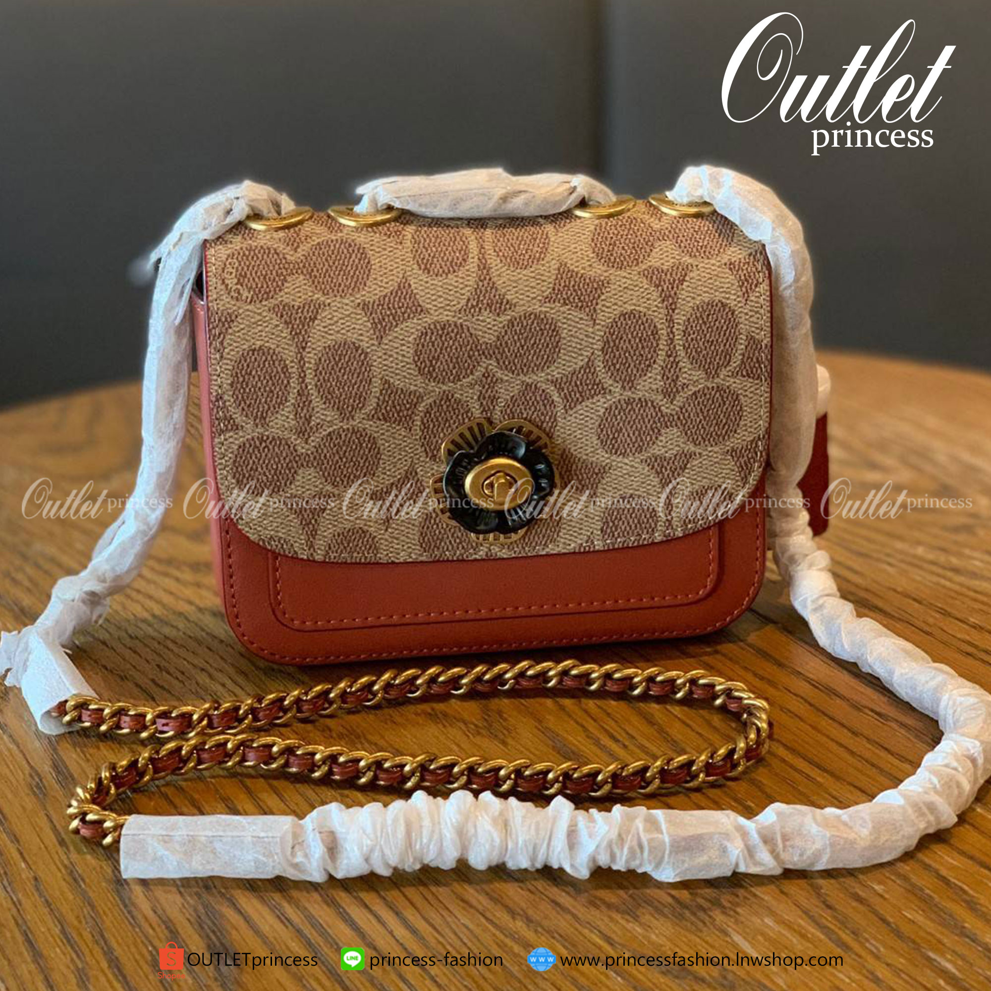 ของแท้ 100% COACH MADISON 16 CROSSBODY BAG LEATHER