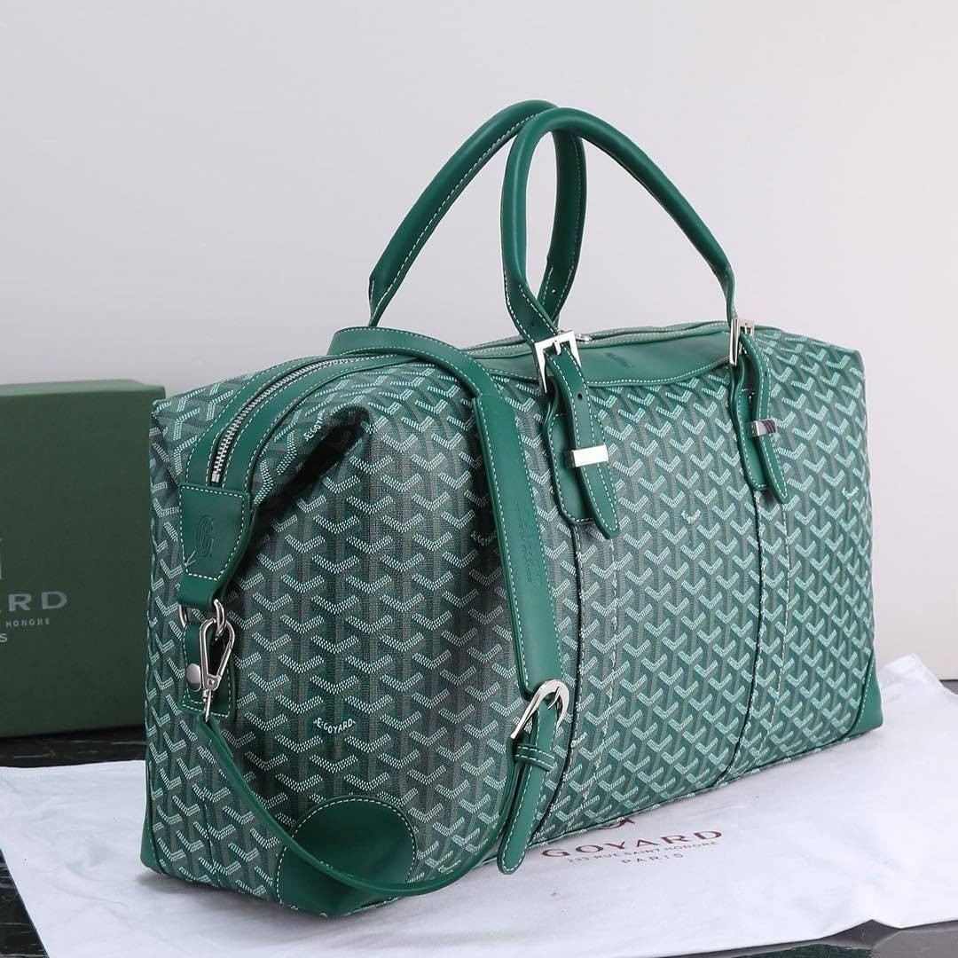 Goyard Keepall bag/ GOYARD Boeing 55 Leather Duffle Bag 55cm กระเป๋าเดินทาง เกรดท็อปออริ สลับแท้ 1:1 เกรดดีสุด ใช้ต่างประเทศได้