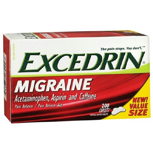 (Pre-order) Excedrin Migraine Pain Reliever Caplets 200 ea