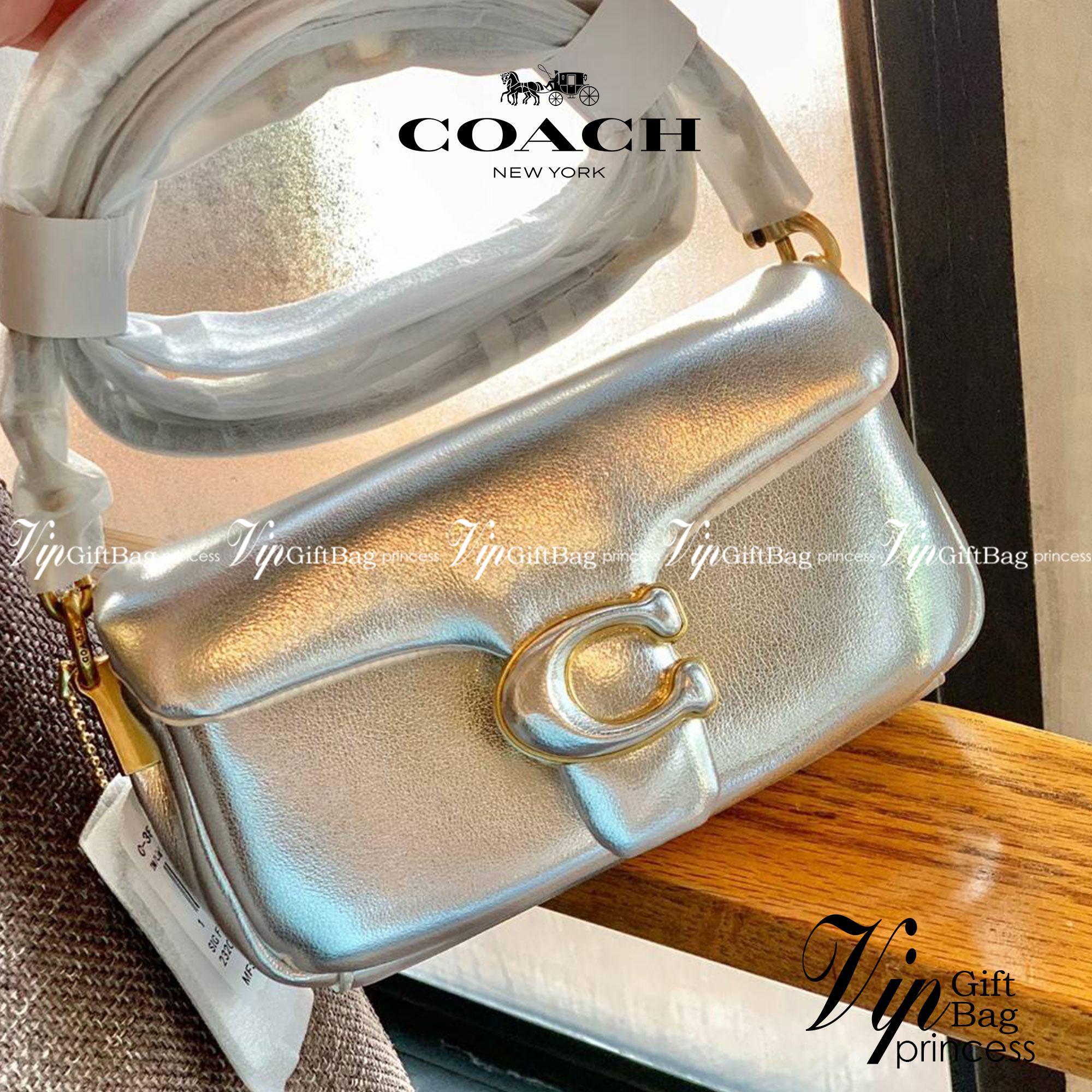 น้องสวยมากก สินค้าจริงสวยกว่าในรูป ไม่จกตาค่ะ! COACH PILLOW TABBY SHOULDER BAG 18 ((C3880)) 📣 พร้อมส่งที่ไทย คุณภาพเกินราคา! กระเป๋าหิ้ว//สะพายแบบครอสบอดี้ร์ 🔺หนัง nappa อย่างดี หนานิ่ม นุ่มมากๆ หลงรักน้องแน่นอน
