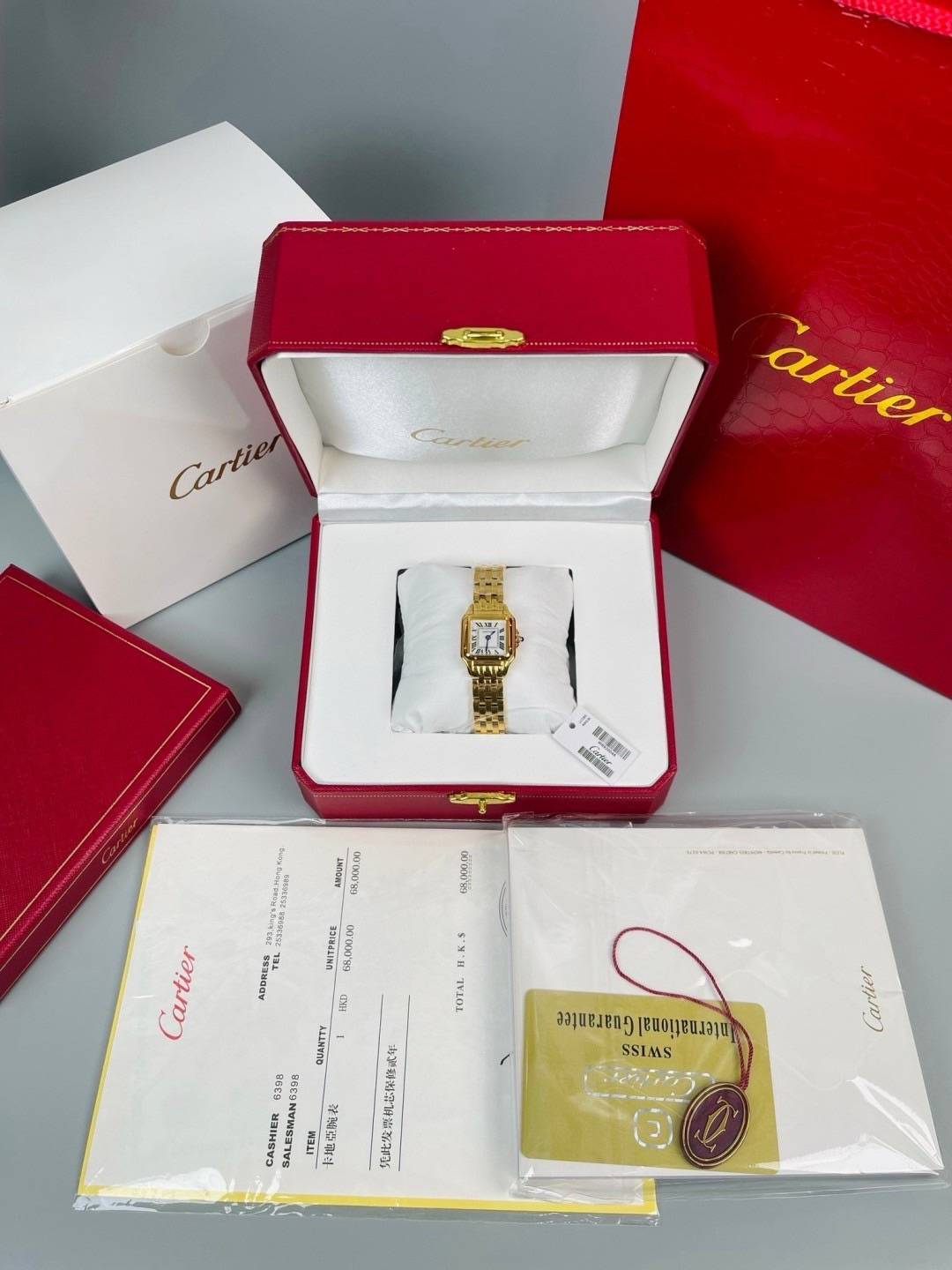 เกรดเทพ Top ORI | นาฬิกาคาเทียร์ New Cartier PANTHERE DE CARTIER WATCH(Ori) เครื่องญี่ปุ่นแท้ 100 % Size 23x30 mm. box set 🤍 เกรดเทพออริจินอล เกรดดีสุด สลับแท้ 1:1