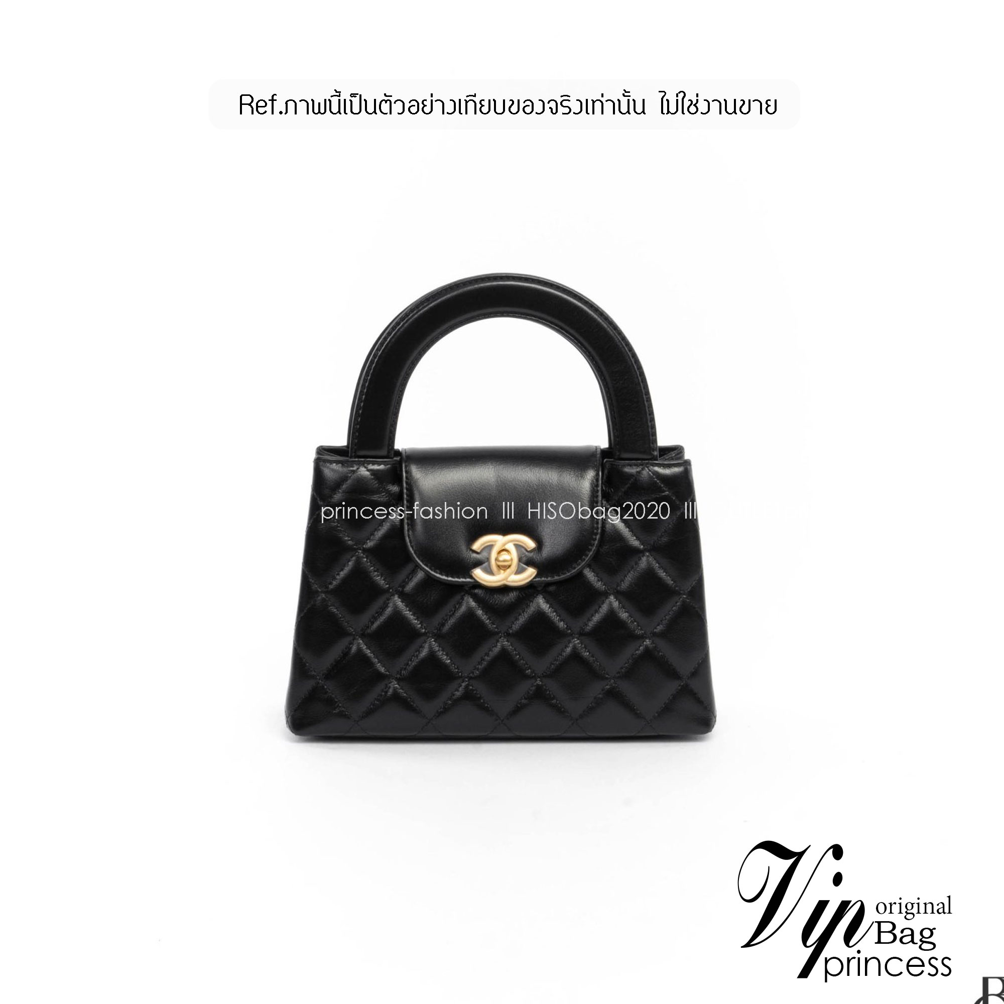 CHANEL KELLY MINI BLACK กระเป๋าสะพายมือจับในตัวไซส์มินิ หนังแท้ เกรดออริ ท็อป สลับแท้ 1:1 ผ่านทุก ตม ใช้งานต่างประเทศได้