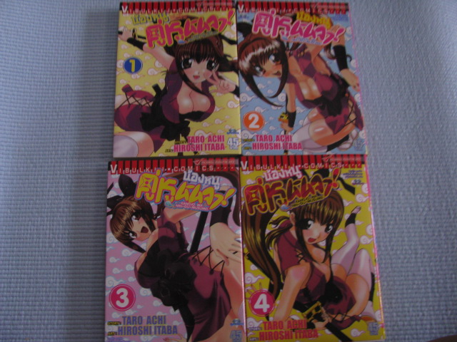 น้องหนูคู่หูนินจา 4 เล่มจบชุด TARO ACHI, HIROSHI ITABA เขียน***สินค้าหมด***