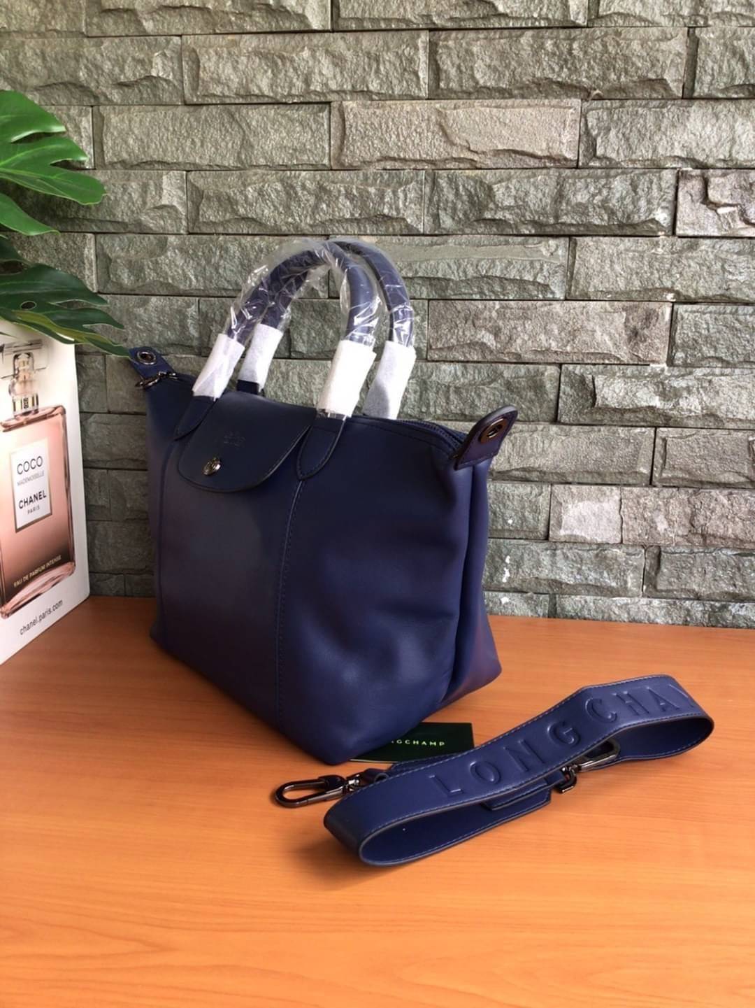 ของแท้ LONGCHAMP LE PLIAGE CUIR TOP HANDLE BAG S รุ่น 1512 กระเป๋าถือขนาดกำลังดี วัสดุหนังแกะ Metis