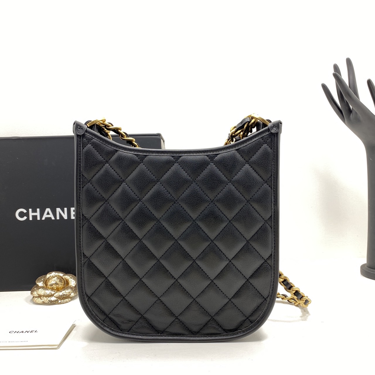 Chanel 24s hobo bag / CHANEL Casual Style Leather Party Style กระเป๋าสะพายทรงสวยมากค่ะ รุ่นตามหา เป็น every look ได้หลายโอกาส อะไหล่ทองหรูหรา เกรดออริ 1:1