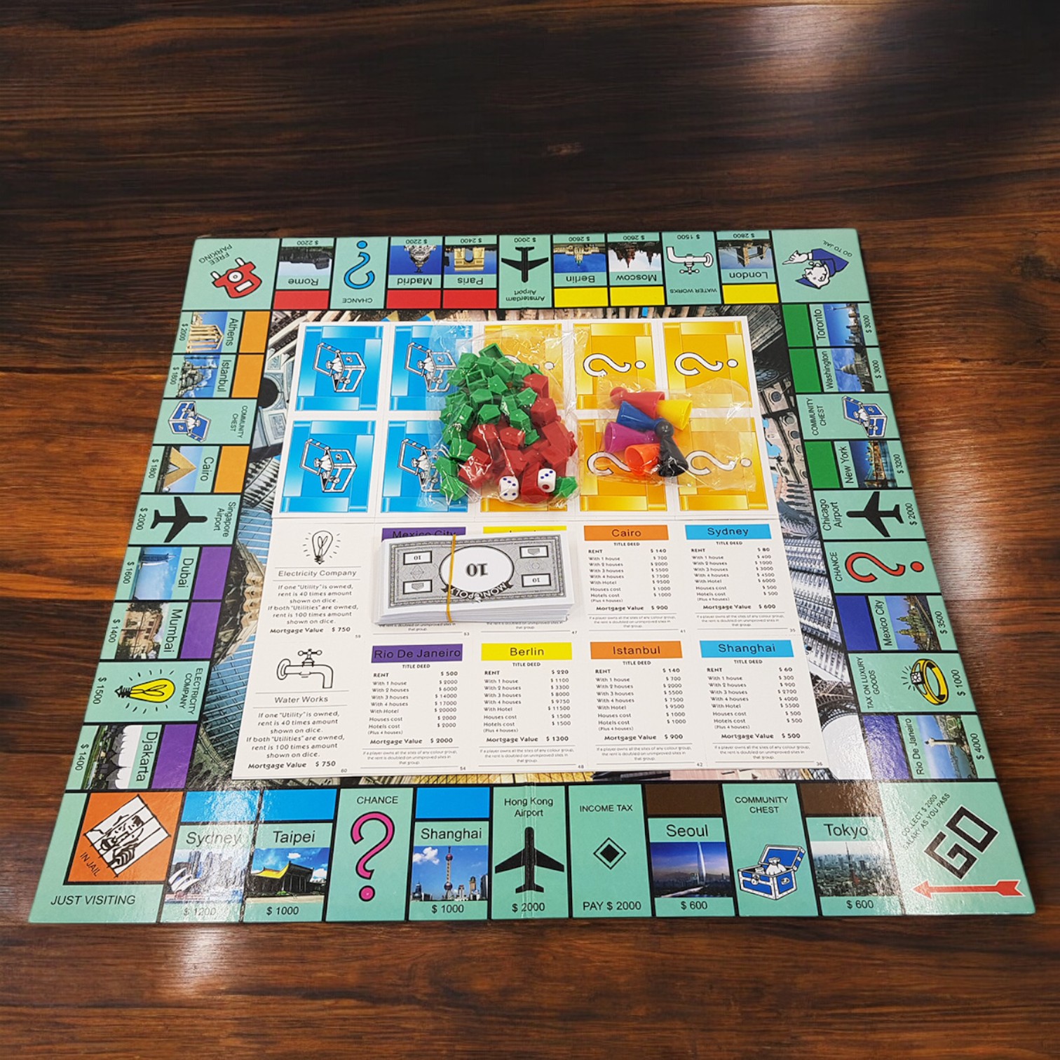 เกมเศรษฐีโมโนโพลี่เมืองสำคัญต่างๆบนโลก (Monopoly Global Village)
