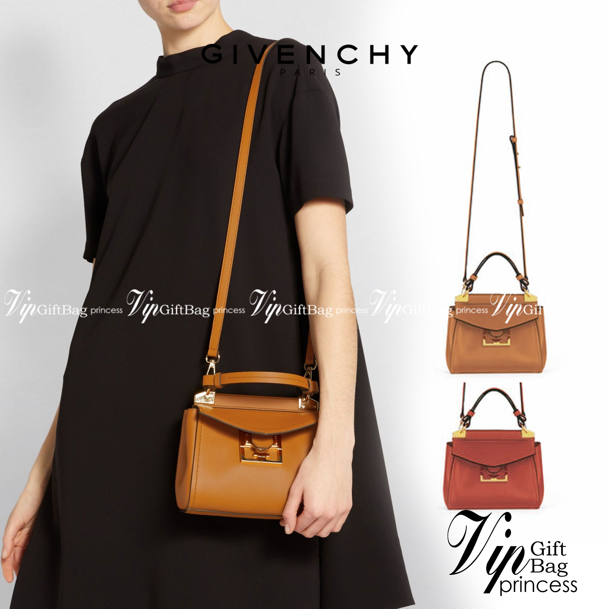 หนังแท้ Givenchy Mini Mystic Calfskin Leather Satchel / Givenchy Top Handle Bag กระเป๋ารุ่นใบใหม่จากแบรนด์หรู การออกแบบเชิงมุมโดดเด่นด้วยแผ่นปิดสามเหลี่ยมที่มีรายละเอียดพร้อมการปิดด้วยแม่เหล็ก double-G พกติดตัวไว้ที่หูหิ้วด้านบนหรือสวมสายสะพายทรงเรียวเพื่