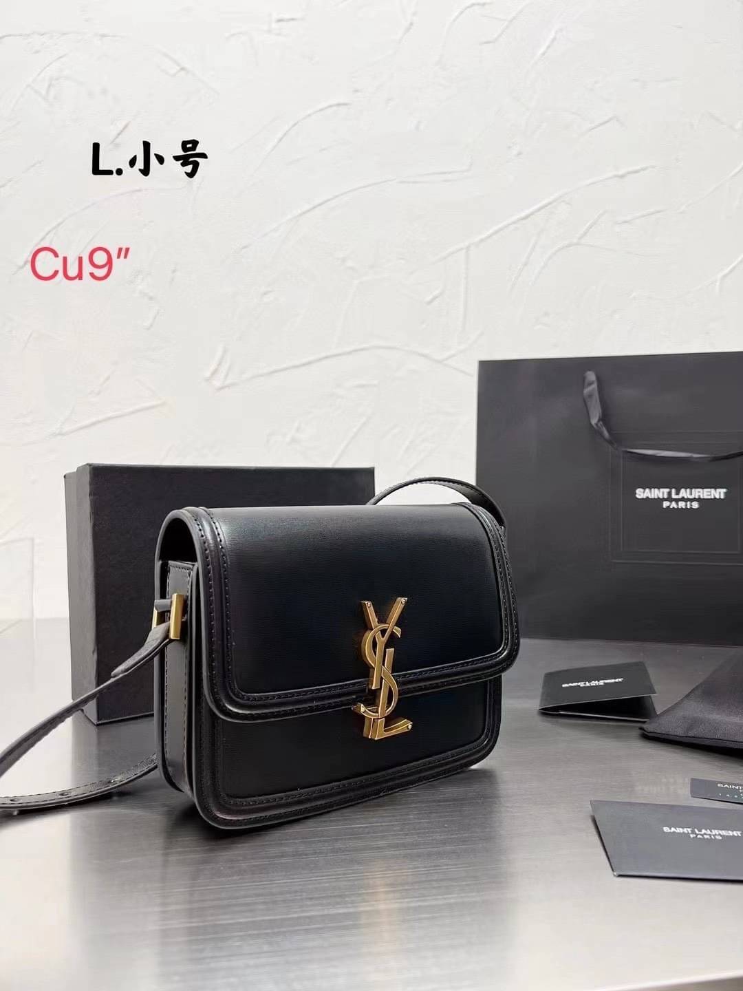 YSL Solferino Leather Shoulder Bag 9" คอลเล็คชั่นน้องโรเซ่ ROSE BP ที่สุดแห่งความคลาสสิก หนังสวยมาก กระเป๋าสะพายรุ่นที่สาวๆ ทุกคนควรมีติดตู้