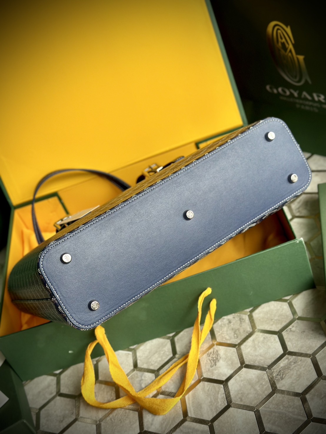 GOYARD Goyardine Sac Marie Galante MM / GOYARD Tote Bag กระเป๋าทรงโท้ทจุของได้เยอะ งานสวยเนี๊ยบ เกรดออริ สลับแท้ 1:1 ใช้ต่างประเทศได้