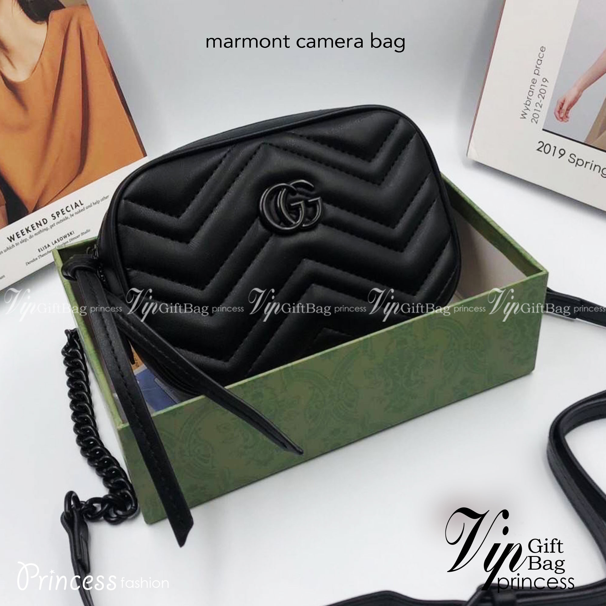 GUCCI MARMONT CAMERA BAG / GG Marmont small matelassé shoulder bag กระเป๋าสะพายรุ่นคลาสสิก ใช้ได้ทั้งชายหญิง งานเกรดหนังสวย ใช้งานง่าย ขนาดกำลังน่ารัก มาพร้อมสายยาว เป็นรุ่นที่น่าใช้อีกรุ่นค่า ขนาดกำลังดี อะไหล่สั่งผลิตเฉพาะรุ่น ภาพถ่ายจากสินค้าจริง