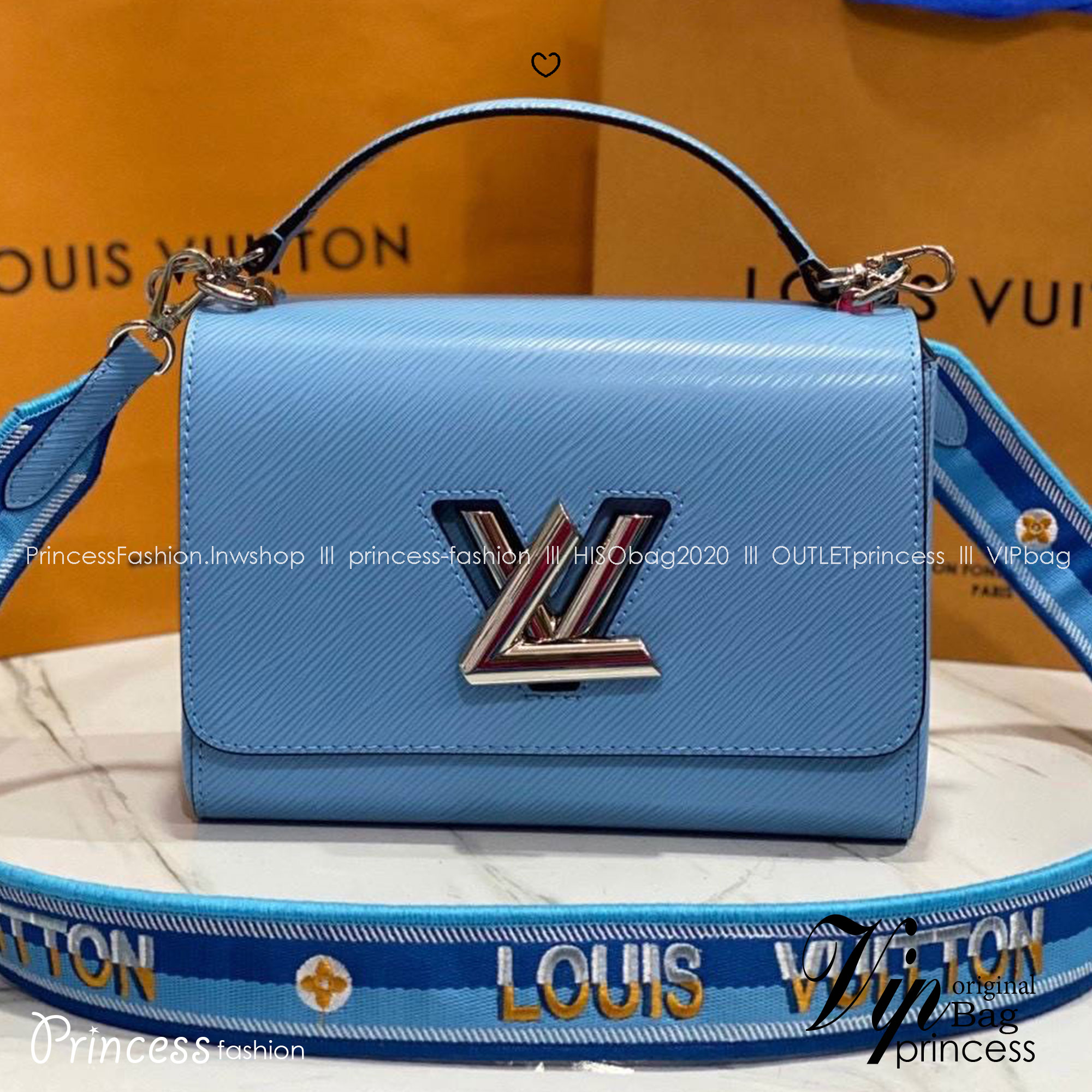 ORI หนังแท้ | LV Twist MM bag Epi grain leather กระเป๋าสะพาย/กระเป๋าถือรุ่น พร้อมสายสปอร์ต หนังลายเกรน Epi โดดเด่นด้วยโลโก้หน้า สวยหรูเป็นเอกลักษณ์ ดีไซน์คัลเลอร์บล็อค สัมผัสโดดเด่นแมตช์กับทุกสไตล์