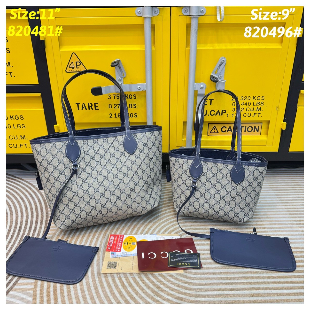 GUCCI Totissima reversible tote bag กระเป๋าสะพายทรงโท้ทเดนิม ใหม่ล่าสุด กลับด้านใช้ได้ 2 ด้านสวยเริ่ดมากๆ ด้านเดนิมสีเข้มพิมพ์ชื่อแบรนด์สวยโดดเด่น อีกด้านลายโมโนแกรมเต็มใบ ปรับใช้งานได้ไม่มีเบื่อ