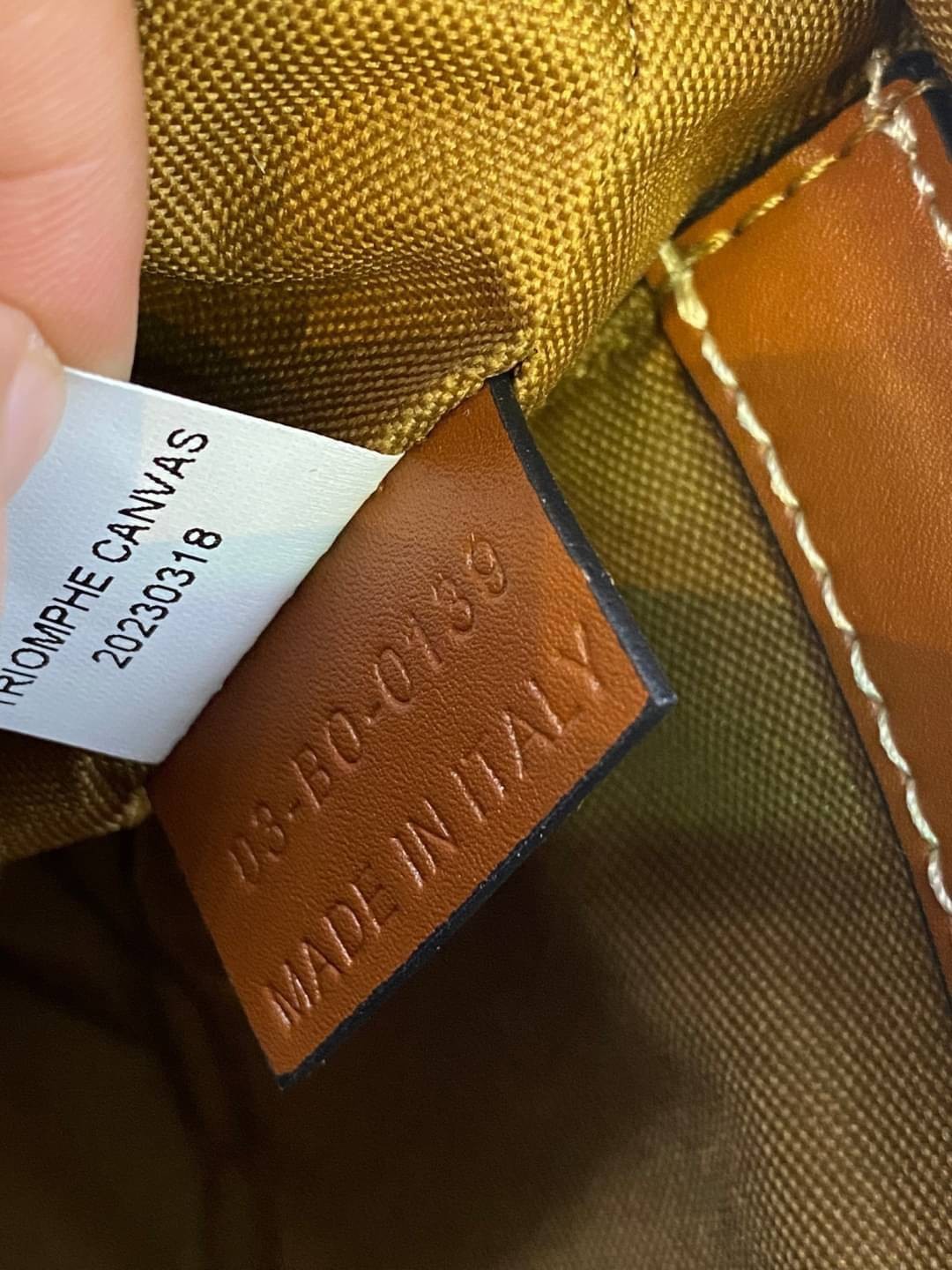 CELINE AVA TRIOMPHE SOFT BAG IN TRIOMPHE CANVAS AND CALFSKIN / CELINE SHOULDER BAG รุ่นใหม่ล่าสุดดีไซน์สวยหรู หนังสวยอยู่ทรง ภายในโล่งกว้างและจุสามารถใส่มือถือ กระเป๋าสตางค์ ของใช้ได้เยอะ