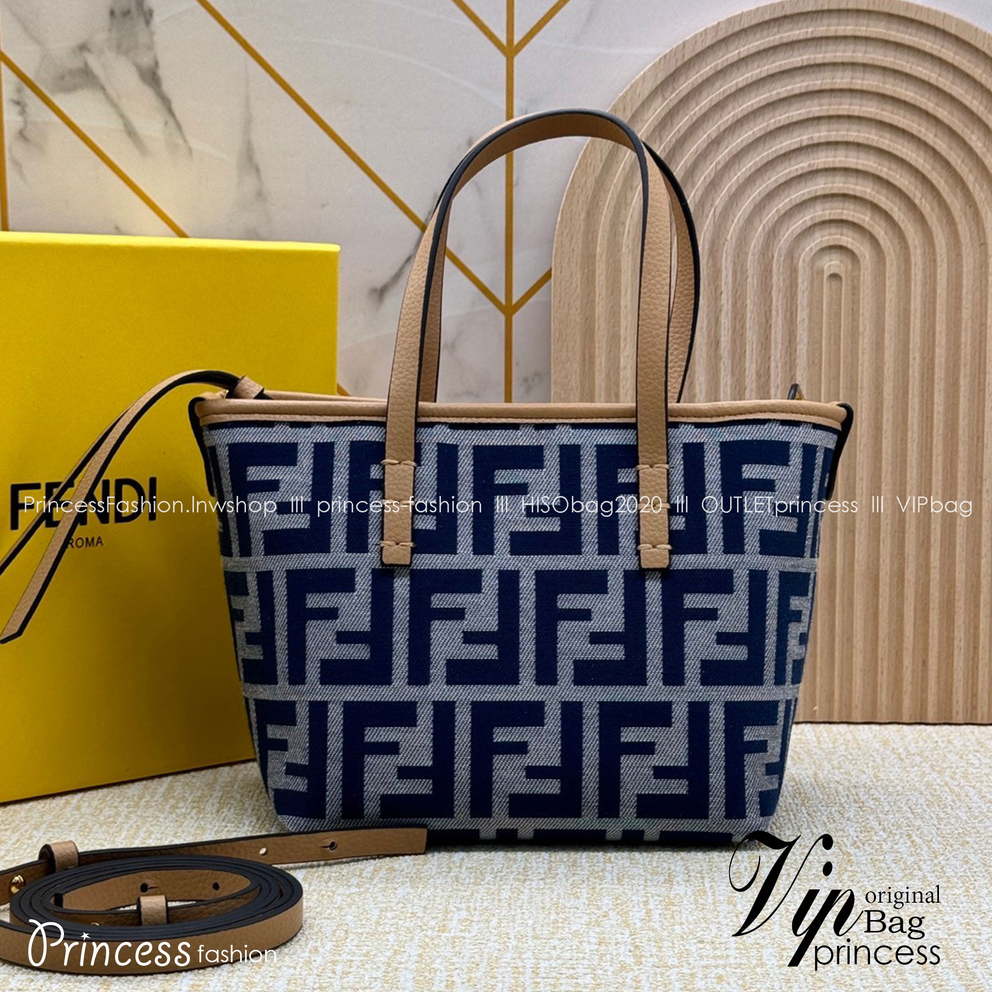 Fendi Roll Mini FF jacquard mini bag / YSL TOTE BAG MINI กระเป๋าสะพายทรงโท้ทไซส์มินิ เกรดออริ 1:1 ใช้งานต่างประเทศได้