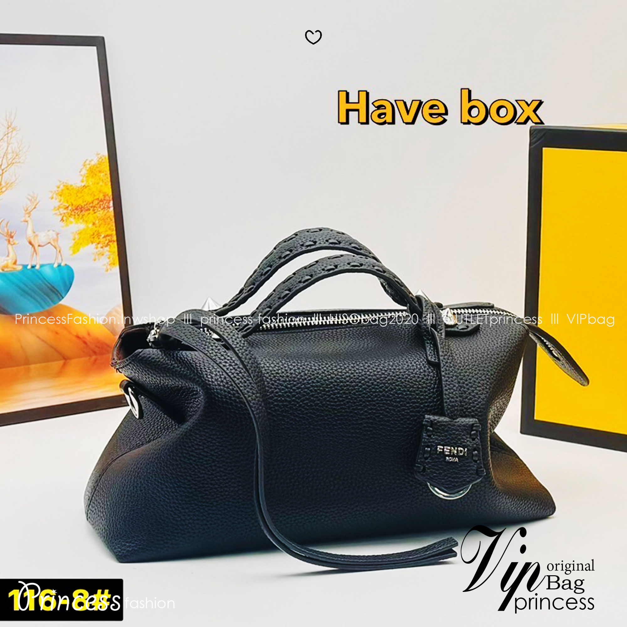 FENDI Medium By The Way Selleria Shoulder Bag กระเป๋าสะพายรุ่นใหม่ล่าสุด รูปทรงใช้งานง่าย โมเดิร์นและหรูหราขึ้น สไตล์ไม่ซ้ำภายในโล่งกว้าง ใส่ของสำคัญได้สบายๆ