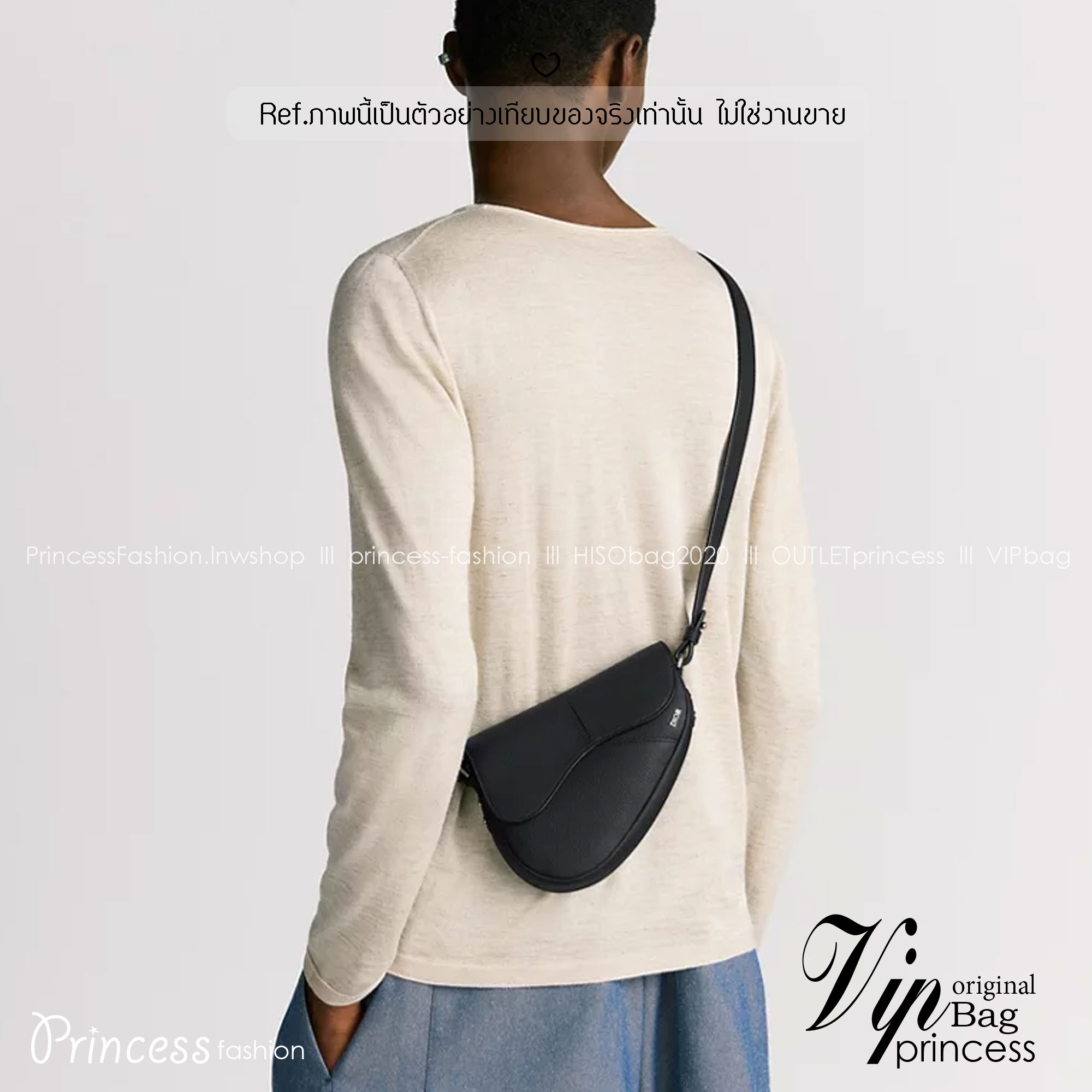 ORI หนังแท้ | DIOR Mini Saddle Bag Icons Leather black กระเป๋าสะพาย คาดอก เปิดตัวครั้งแรกในงานแฟชั่นโชว์ Summer 2025 ดีไซน์สุดไอคอนิกมาตีความใหม่ด้วยรูปทรงที่ทันสมัย