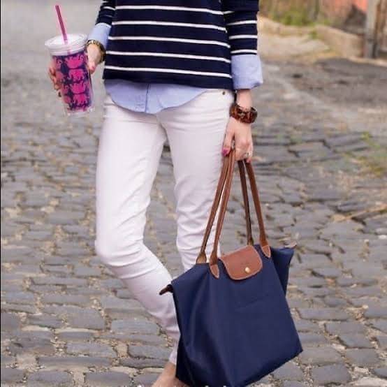 LONGCHAMP LE PLIAGE ORIGINAL SHOULDER BAG L (หูยาว ฝาน้ำตาล) กระเป๋าสะพายไหล่ รุ่น Original มีเอกลักษณ์อันโดดเด่นของรุ่นไอคอนนิค