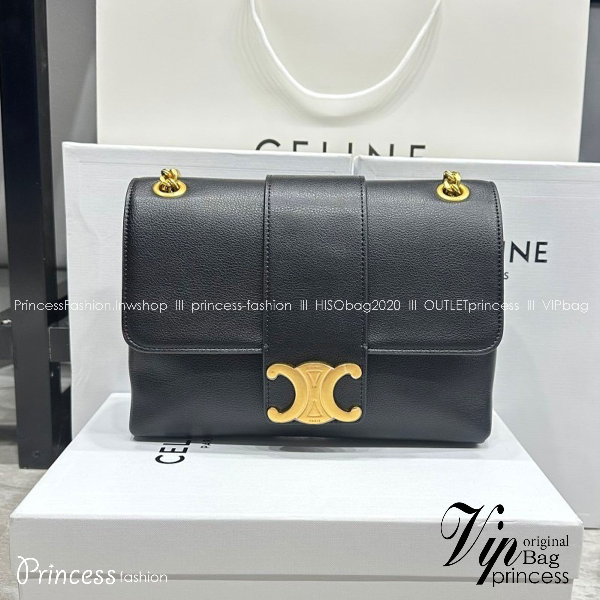 CELINE MEDIUM VICTOIRE BAG IN TRIOMPHE CANVAS 3 สี พร้อมส่ง เกรดออริจินอล สลับแท้ ใช้งานต่างประเทศได้ งานสวยตามรูป ภาพถ่ายจากงานขายจริง