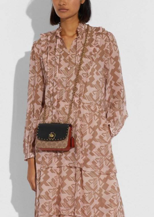 ของแท้ 100% COACH MADISON 16 CROSSBODY BAG LEATHER