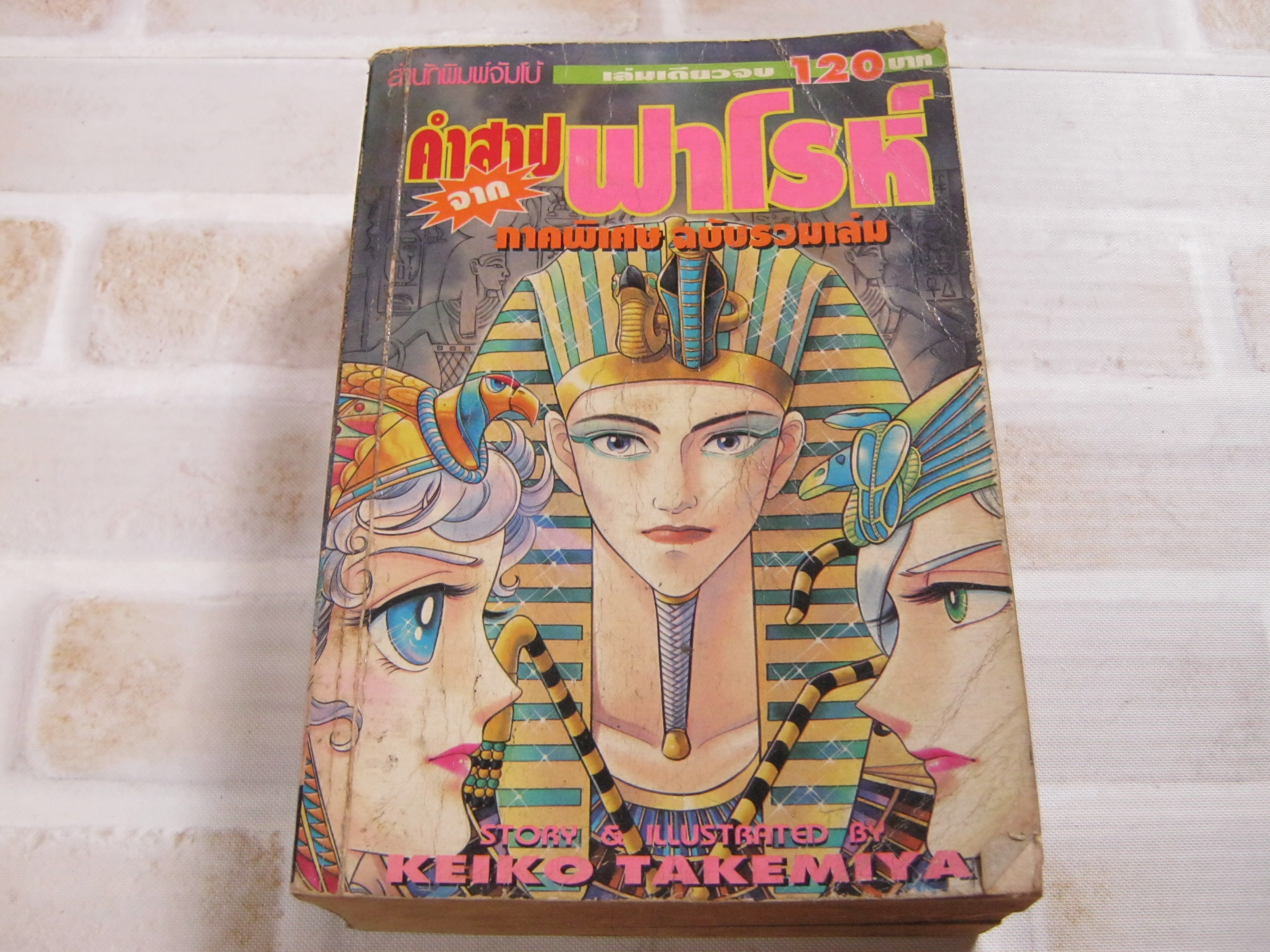 คําสาปจากฟาโรห์ ภาคพิเศษ ฉบับรวมเล่ม เล่มเดียวจบ Keiko Takemiya เขียน ***สินค้าหมด***