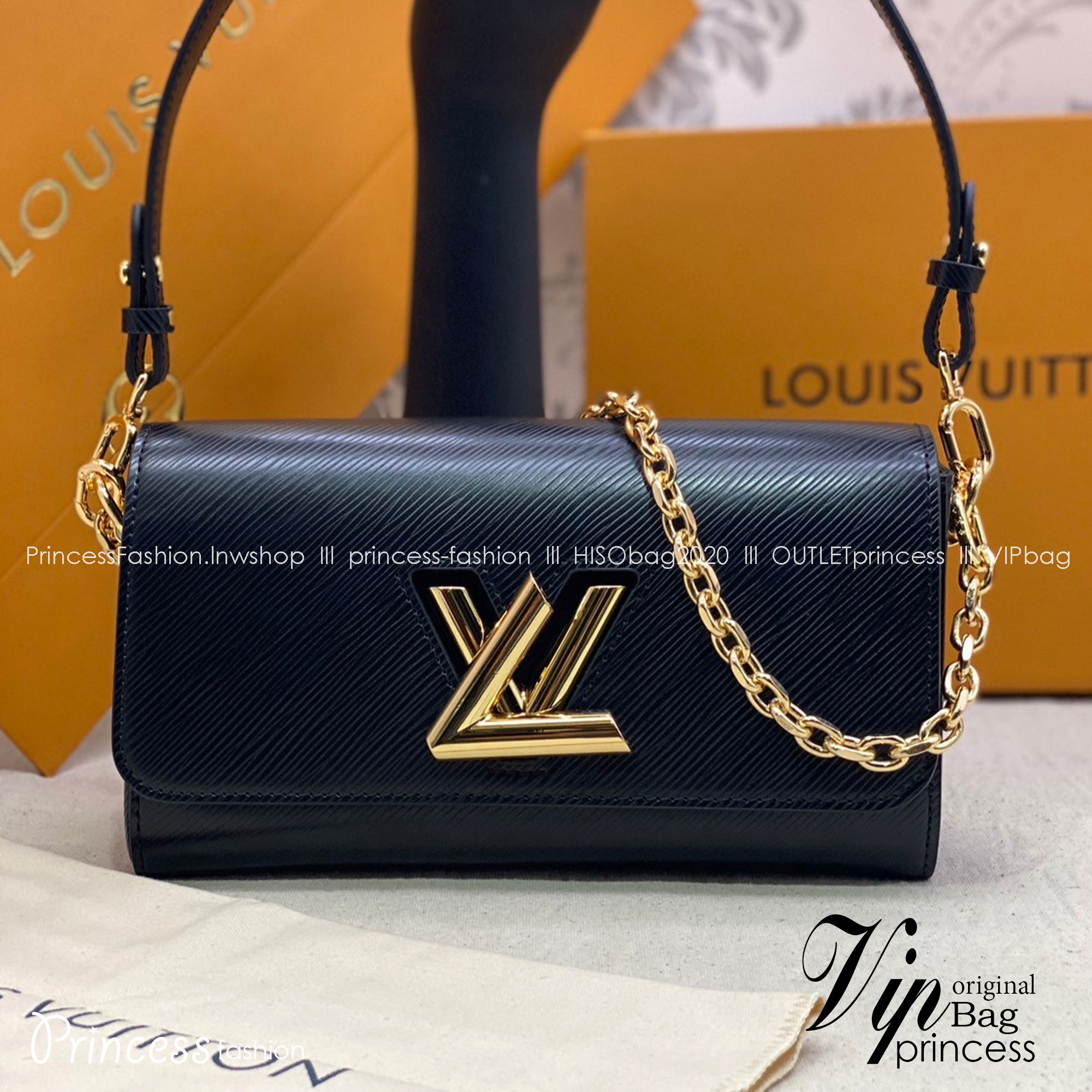 พร้อมส่ง 3 สี LV Twist Bag 24cm กระเป๋ารุ่นทวิสรูปทรงใหม่ หนัง Epi สุดไอคอนิกโลหะสีทองเงางาม เกรดออริจินอล 1:1 สลับแท้ ภาพถ่ายจากงานขายจริง ใช้งานต่างประเทศได้
