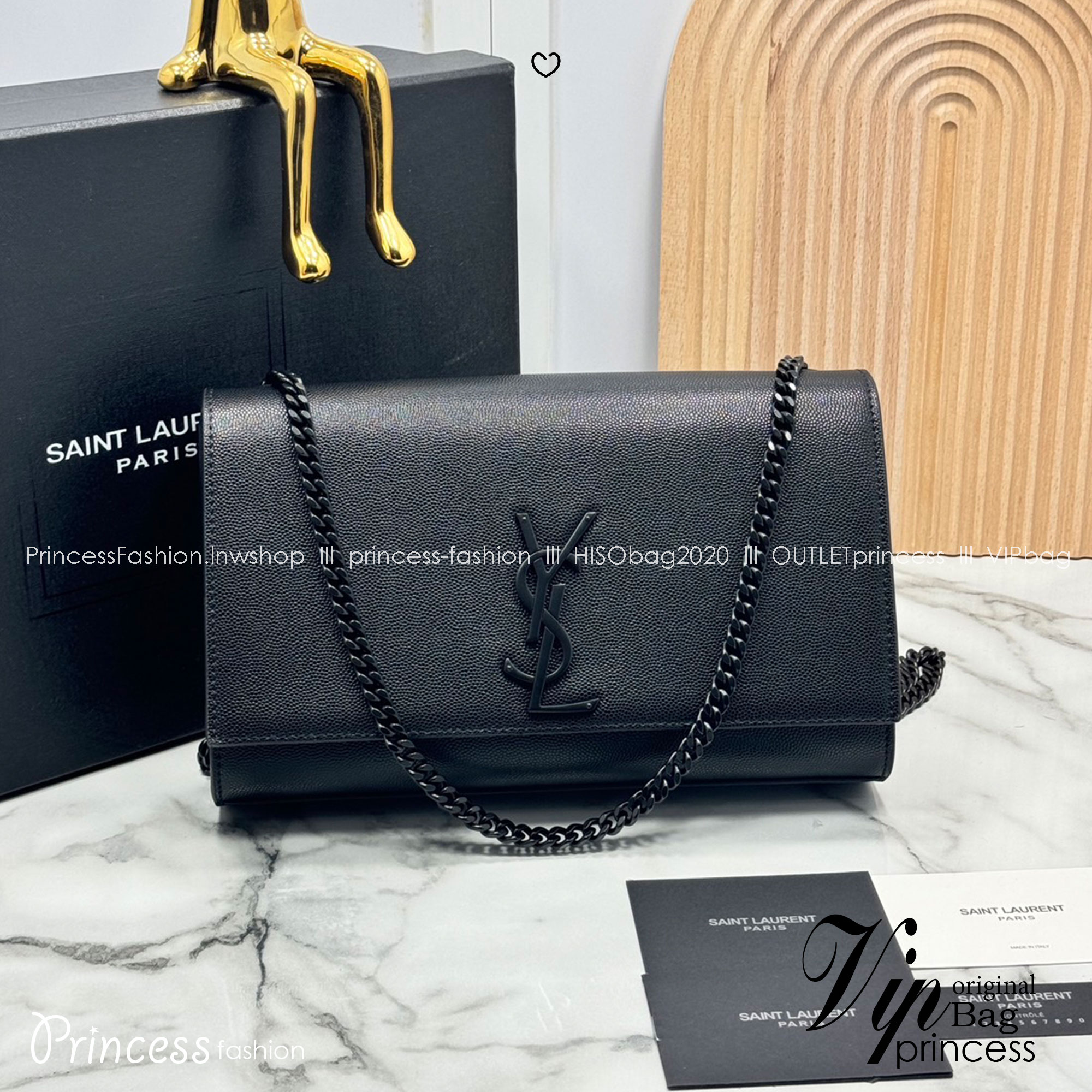 ORI หนังแท้ | YSL KATE MEDIUM BAG / YSL Woc Bag กระเป๋าสะพายทรง woc เรียบหรูดูแพงที่แท้จริง งานหนังเต็มใบโดดเด่นด้วยโลโก้แบรนด์สุดหรู รุ่นฮิตลอดกาลดูดีมีระดับ