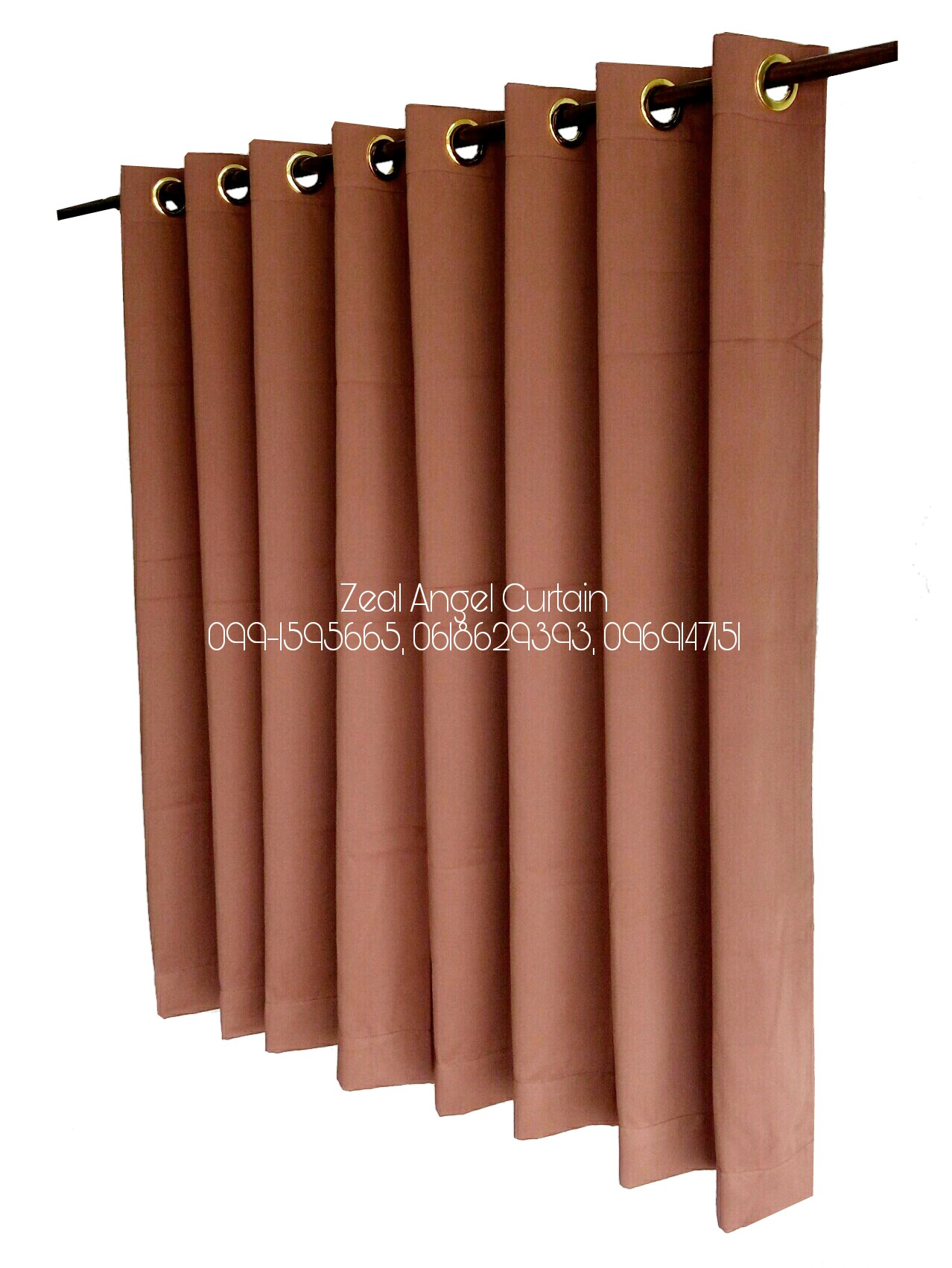 ผ้าม่านก.270*ส.180ซม./ผืน รุ่น Modern สีโอวัลติน no.49