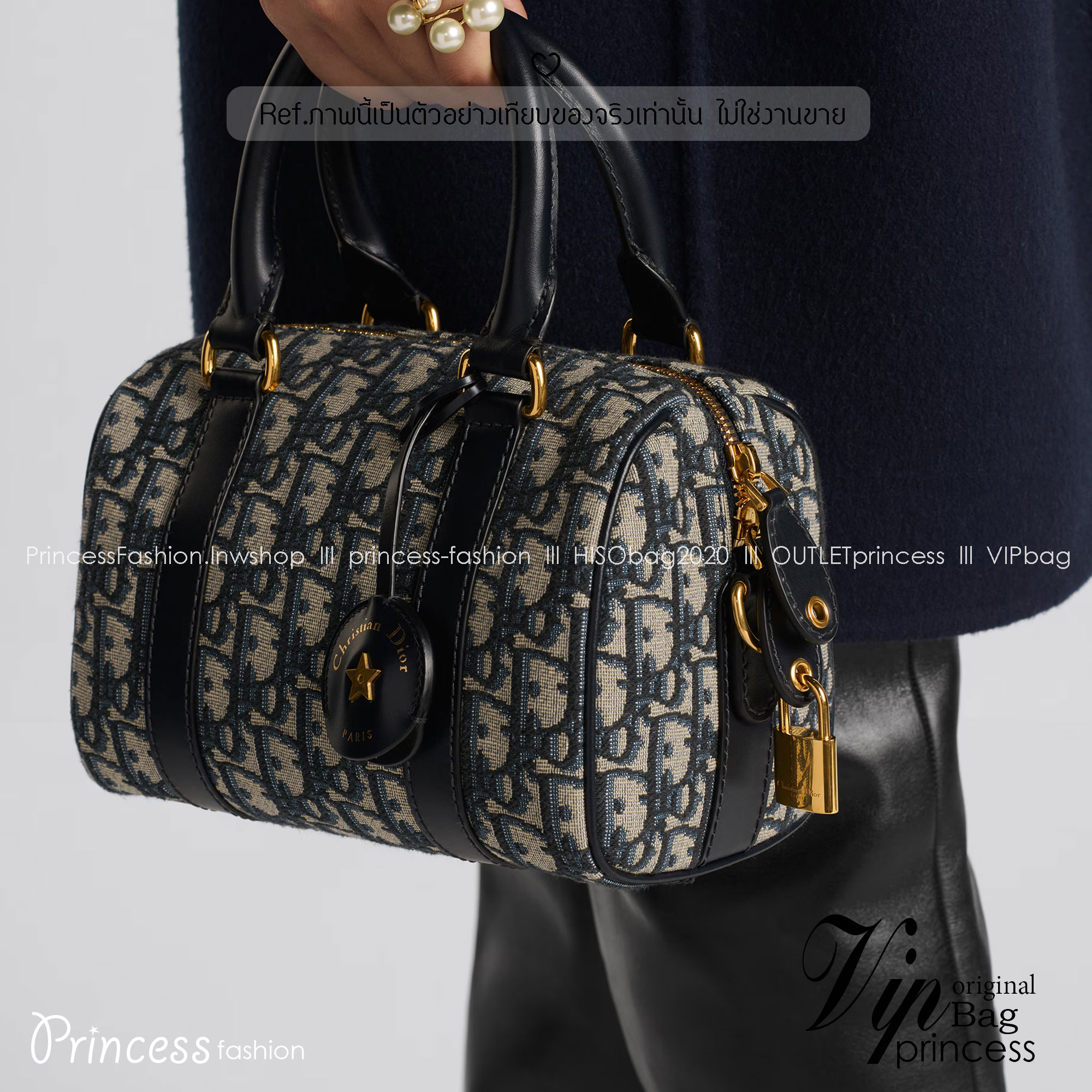 DIOR Groove 25 Bag / Dior Keepall Macrocannage Leather / Oblique Jacquard กระเป๋าสะพายทรงบอสตัน Keepall ทันสมัยและสง่างาม ใช้งานได้ทั้งแบบสะพายไหล่หรือสะพายแบบครอสบอดี้ เหมาะเป็นไอเทมคู่ใจในชีวิตประจำวัน เกรดออริ 1:1