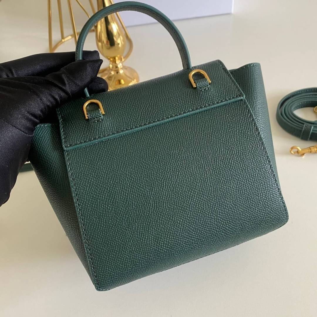 พรีเมี่ยมกิ๊ฟแท้ 100% 】รุ่นหนังแท้ CELINE PICO BELT BAG IN GRAINED CALFSKINAMAZONE ขนาดมินิ น่ารักสุดๆ ใส่ของจุกจิกได้เยอะ พกพาสะดวก