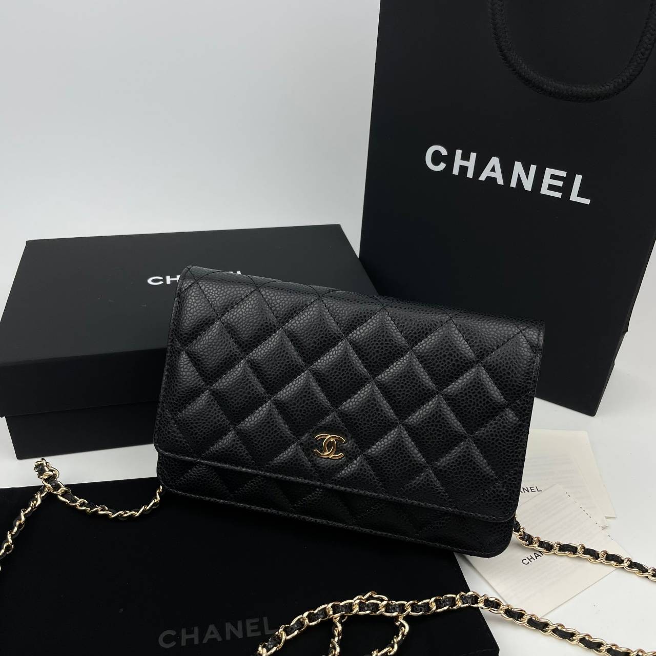 Chanel Wallet On Chain รุ่น Micro chip *หนังคาเวียร์* เกรดท็อปออริจินอล 1:1 สลับแท้ เกรดขายดีสุด งานสวยเป๊ะปัง ทรงสวยตรงปก ไม่ผิดหวัง ใช้งานต่างประเทศได้ ภาพถ่ายจากงานขายจริง