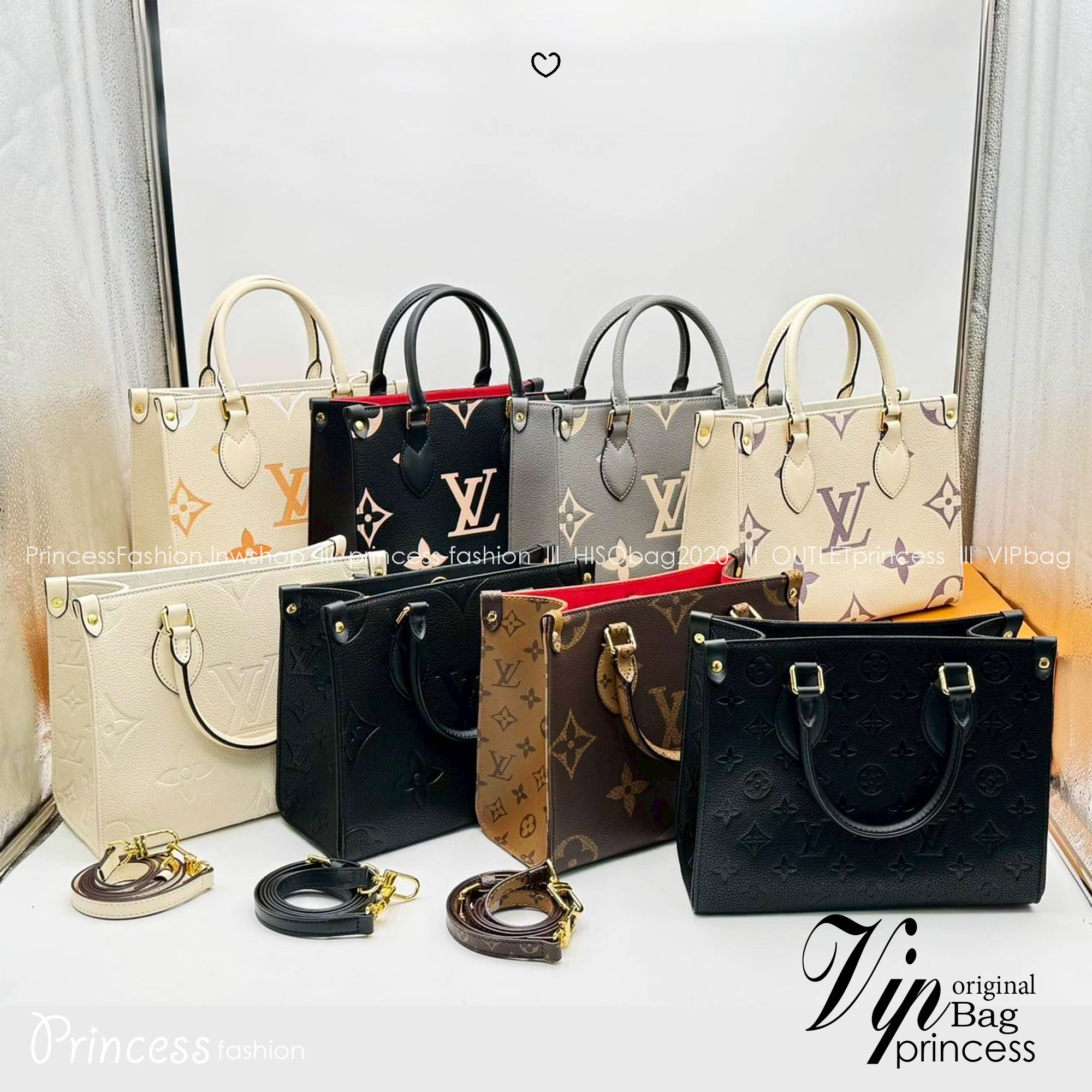 LV OnTheGo PM bag / LV onthego pm bicolor tote bag กระเป๋าทรงโท้ทที่ใครเห็นต้องเป็นคลั่งรัก ยอดฮิต คลาสสิค ผู้ดี หรูหราได้ทุกลุค ทุกสไตล์ มาพร้อมหูจับในตัว คล้องแขนก็ดูแพง หรือจะเกี่ยวสายครอสสะพายก็อัพลุคได้เลย