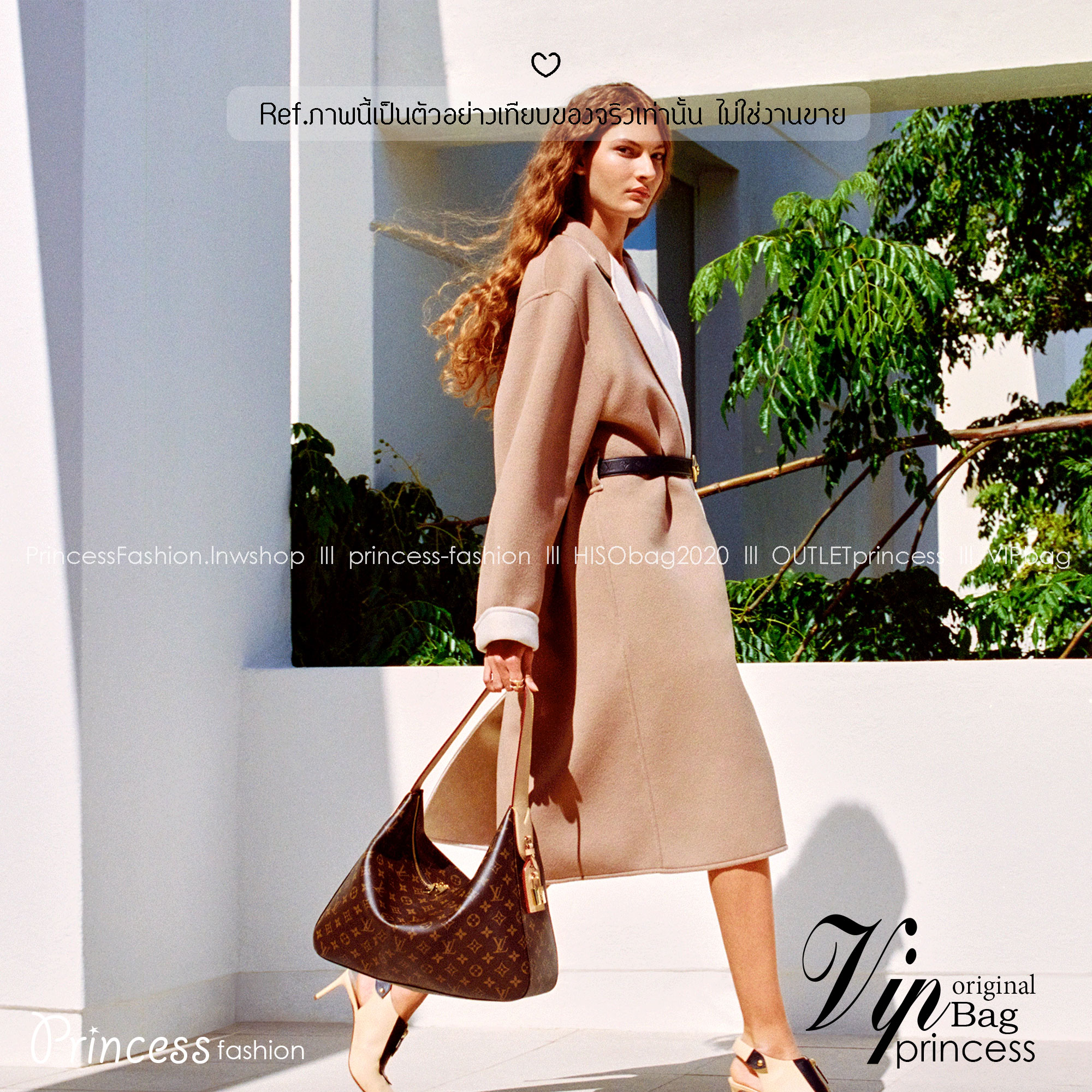 LV Slouchy MM Hobo bag 40 cm กระเป๋าถือ/สะพายไหล่ทรงโฮโบรุ่นใหม่ โดดเด่นด้วยรูปทรงอันเป็นเอกลักษณ์ เหมาะสำหรับพกพาเดินทางและใช้งานทุกวัน ลาย Monogram แคนวาสสุดไอคอนิก เสริมความสง่างามด้วยอะไหล่สีทอง งานจริงสวยมาก แนะนำค่ะ