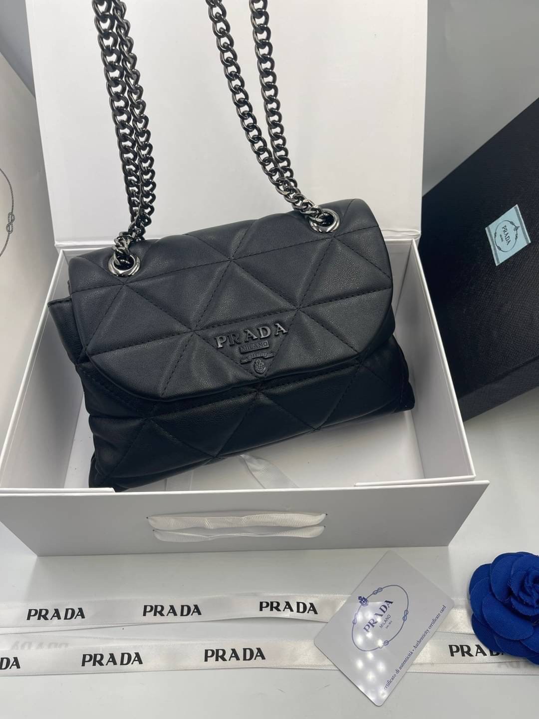 VIP 】PRADA Nappa Leather Prada Spectrum Bag หนังแท้ พร้อมส่งที่ไทย