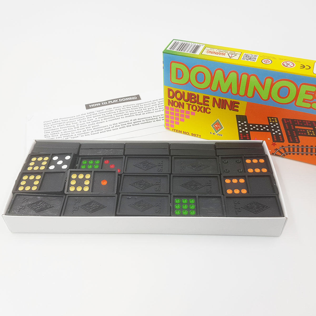 โดมิโน่พลาสติกNo.9071 จำนวน 55 ชิ้น
