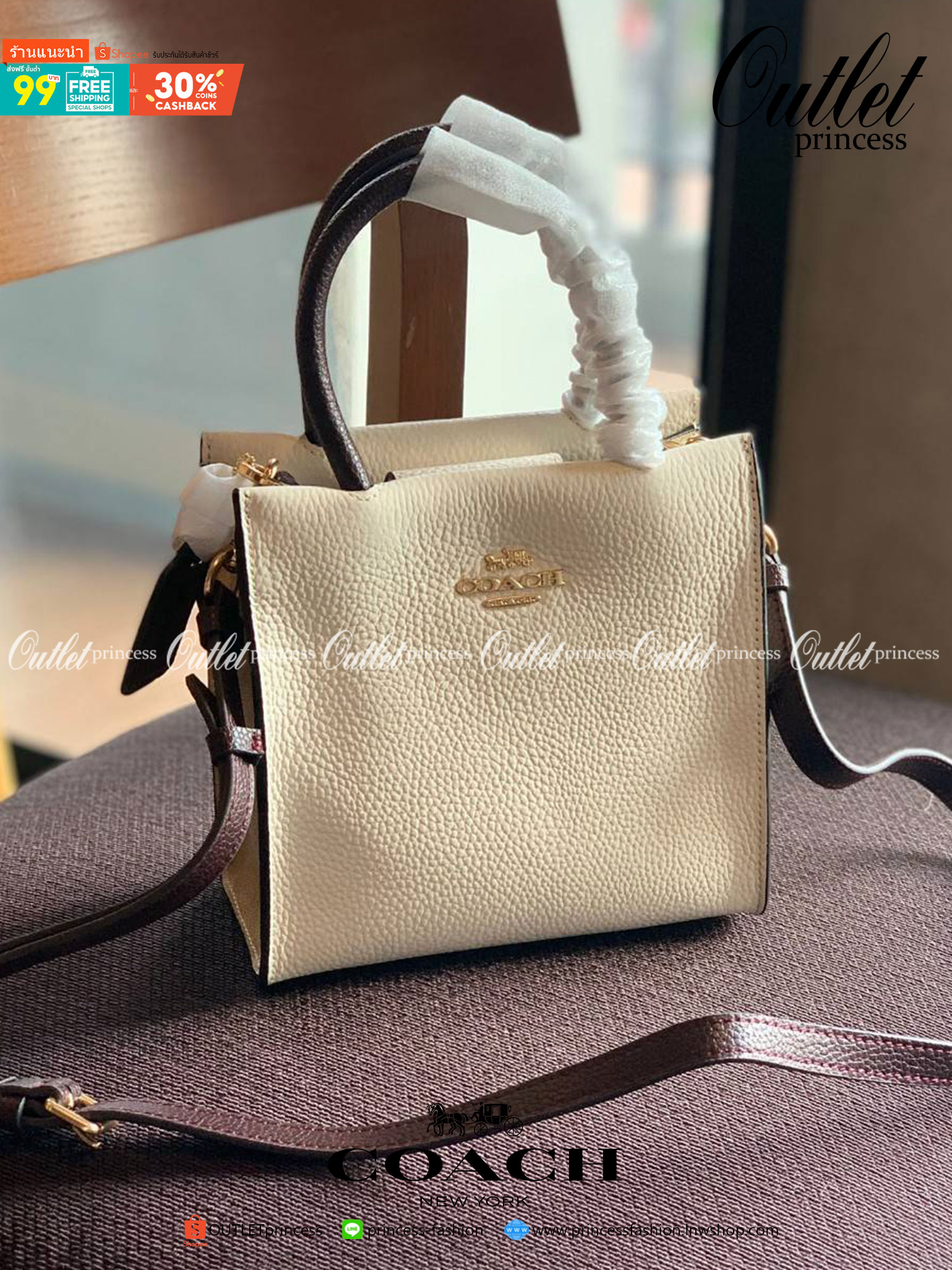 COACH MINI CALLY CROSSBODY IN SIGNATURE ((3599, 2184, 5693, 2134, 2183)) พร้อมส่งที่ไทยทันที! กระเป๋าสะพายครอสบอดี้ร์ กระเป๋าครอสบอดี้โท้ทมินิไซส์ รุ่นใหม่สุดฮอต!! ใบจริงคือน่ารักม้ากกกก!! สวยอยู่ทรง น่ารักน่าใช้ ทรงTote ปากกระเป๋าเปิดปิดแบบแม่เหล็ก ภายใน