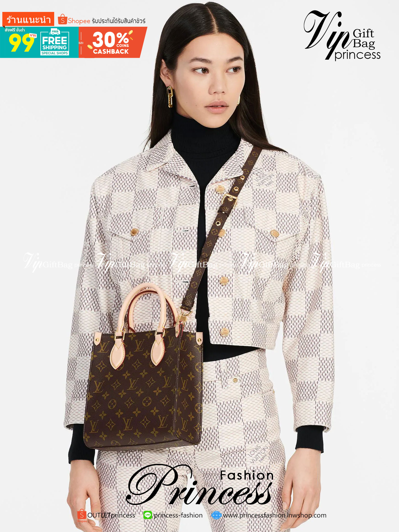 LV Sac Plat BB / LV Tote Bag เกรดใช้งานสลับใบจริงได้ เทพออริจินอล เนื้องานสวยงาม หนังแท้ ภาพสินค้าถ่ายจากงานขายจริงใช้งานต่างประเทศได้