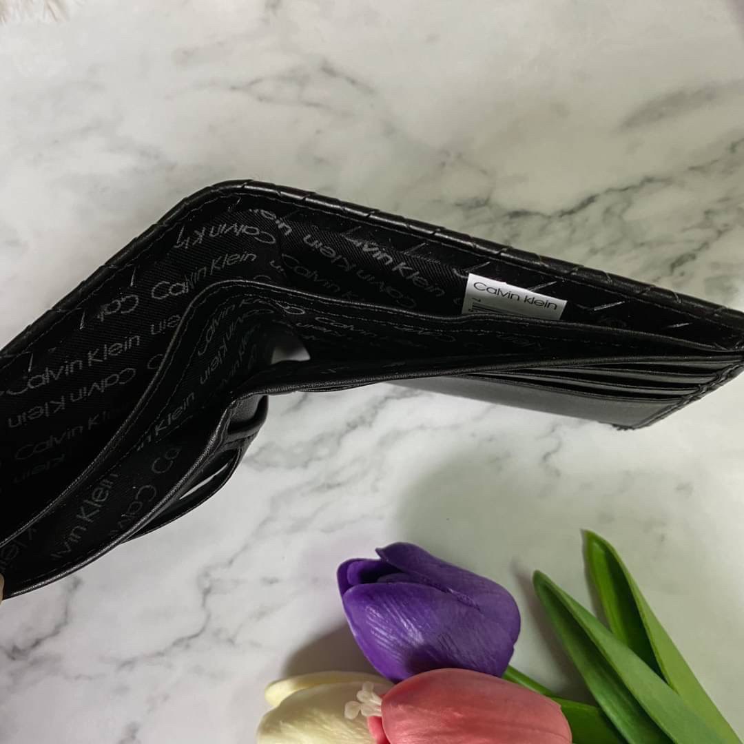 Calvin Klein Leather Belt & Wallet Set Setกระเป๋าสตางค์+เข็มขัด