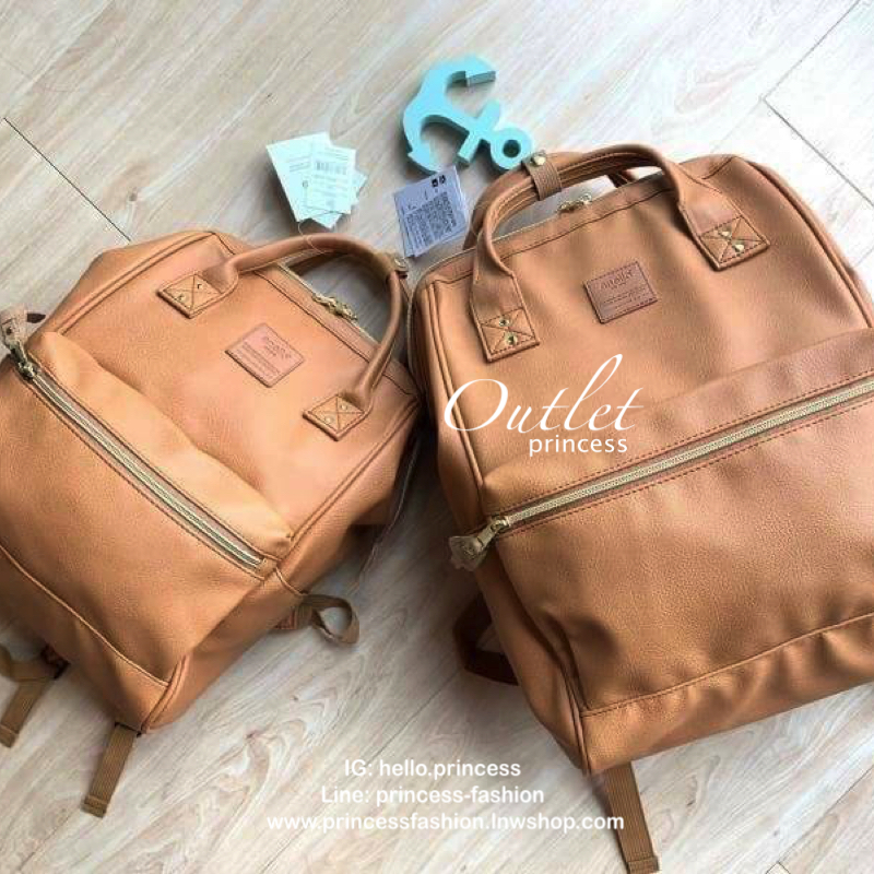 Anello polyurethane leather rucksack รุ่น Mini และ Classic กระเป๋าเป้จากแบรนด์เล็กๆมาสู่แบรนด์ดังทั้งในไทยและญี่ปุ่น วัสดุหนังpuแต่งลายหินอ่อนหนังนิ่ม กันน้ำได้ ภายในมีช่องเล็ก2ช่อง เปิดปิดด้วยซิปคู่ ปากกระเป๋าเป็นโครงสะดวกต่อการหยิบจับของภายใน ด้านข้างมี