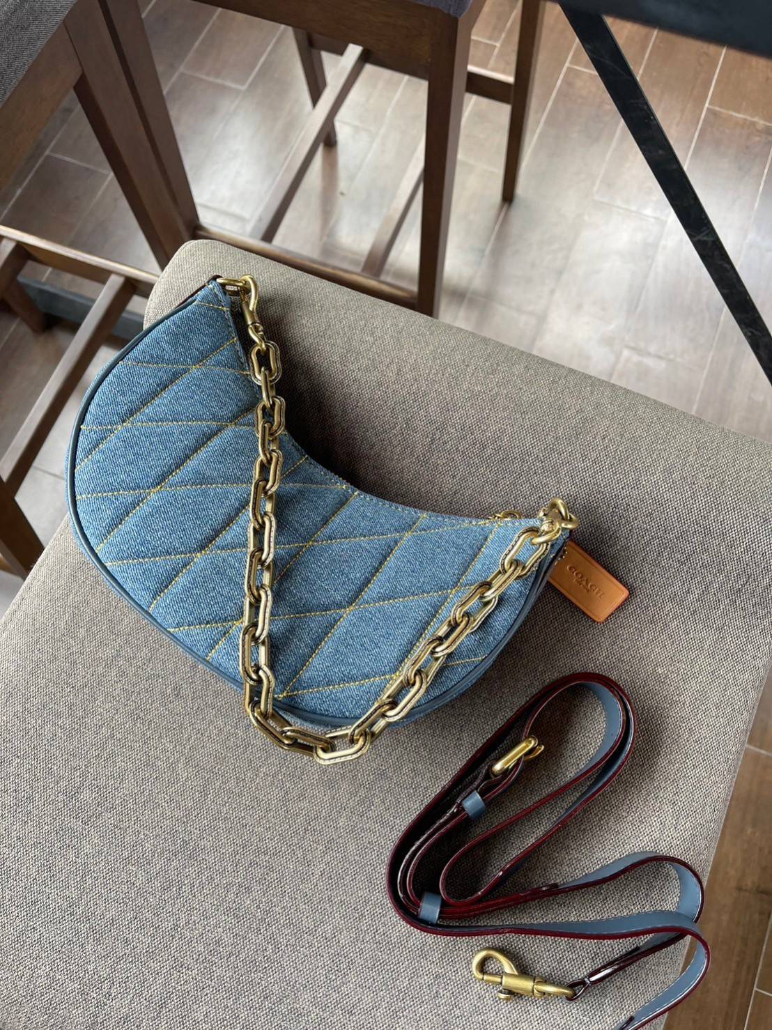 พร้อมส่ง 4 สี COACH CP148 MIRA SHOULDER BAG WITH PILLOW QUILTING กระเป๋าสะพายดีไซน์สวย 🧡 เกรดท็อปออริจินอล 1:1 สลับแท้ เกรดดีสุด ใช้งานต่างประเทศได้