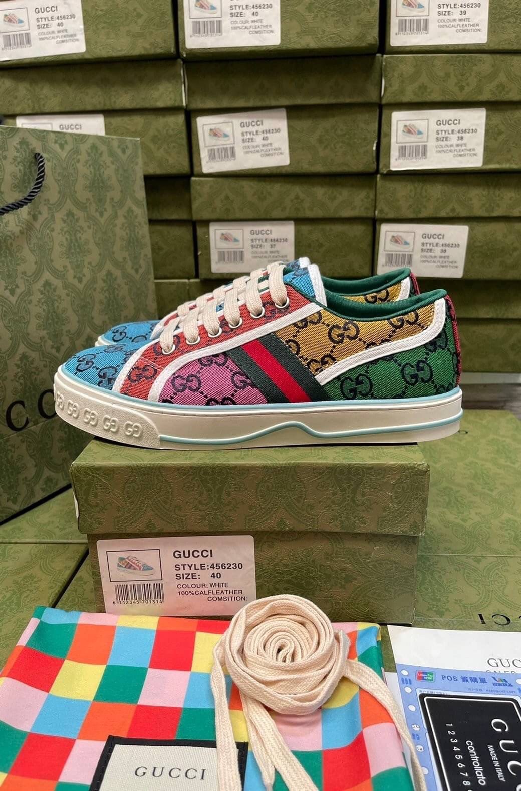 Men's Gucci Tennis 1977 GG Multicolour sneaker