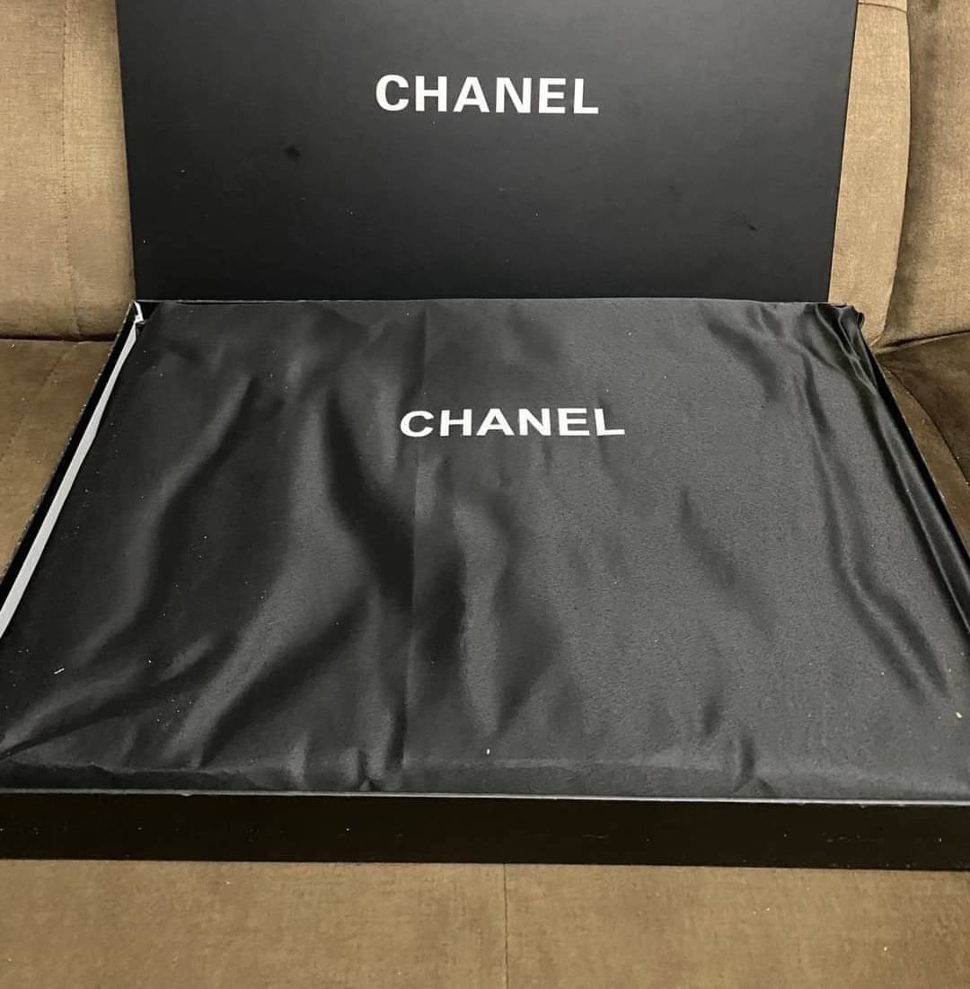 CHANEL Large Denim Flap Bag พร้อมส่ง 2 สี 16"