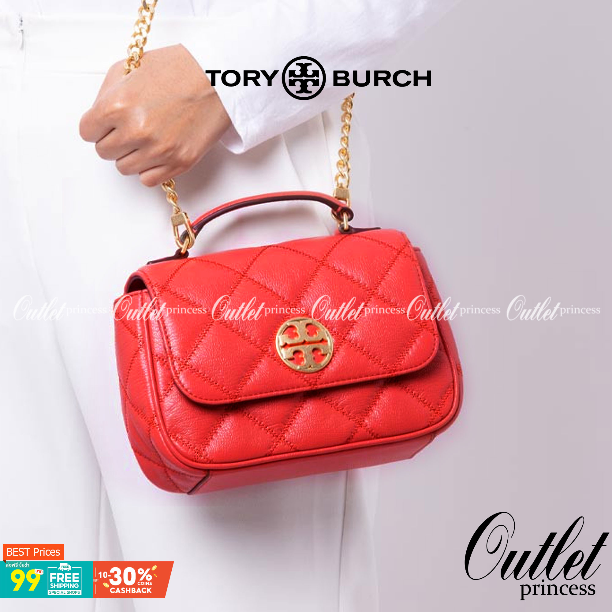 Tory Burch Willa Mini Top Handle Bag พร้อมส่งที่ไทย ใบจริงคือสวยสุดดไปเลยค่าา! กระเป๋าสะพายข้างหรือหิ้วก็เก๋ไปอีกเลยค่ะ! หนังแท้อย่างดี ลายนวมนิ่มมือดีมากค่ะ ด้านหน้ามีอะไหล่โลโก้แบรนด์ เปิดปิดกระเป๋าแบบกระดุมแม่เหล็ก ภายในสามารถใส่กระเป๋าเงินใบกลางได้;มื