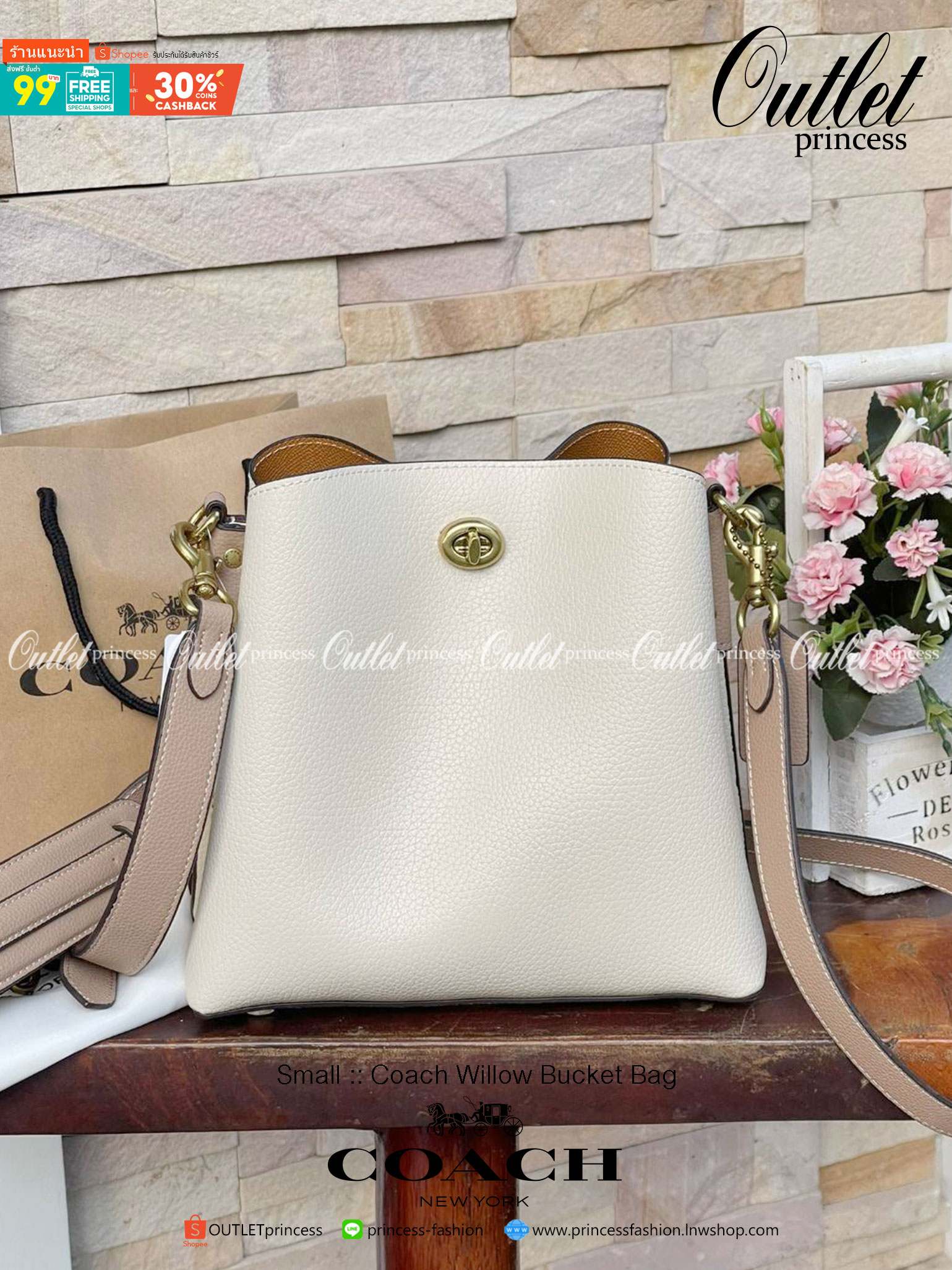 Coach Willow Bucket Bag In Colorblock รุ่นใหม่สุดปัง เป็นกระเป๋าสไตล์ใช้ได้ทุกวัน จุของได้เยอะและน้ำหนักเบา ไซส์กลางใช้หนังลายกรวด มีช่องใส่ของ 2 ช่องและมี 1 ช่องซิปตรงกลางไว้สำหรับใส่ของสำคัญ เปิดปิดแบบ turnlock ถือคล้องแขนหรือสะพายไหล่หรือสะพายข